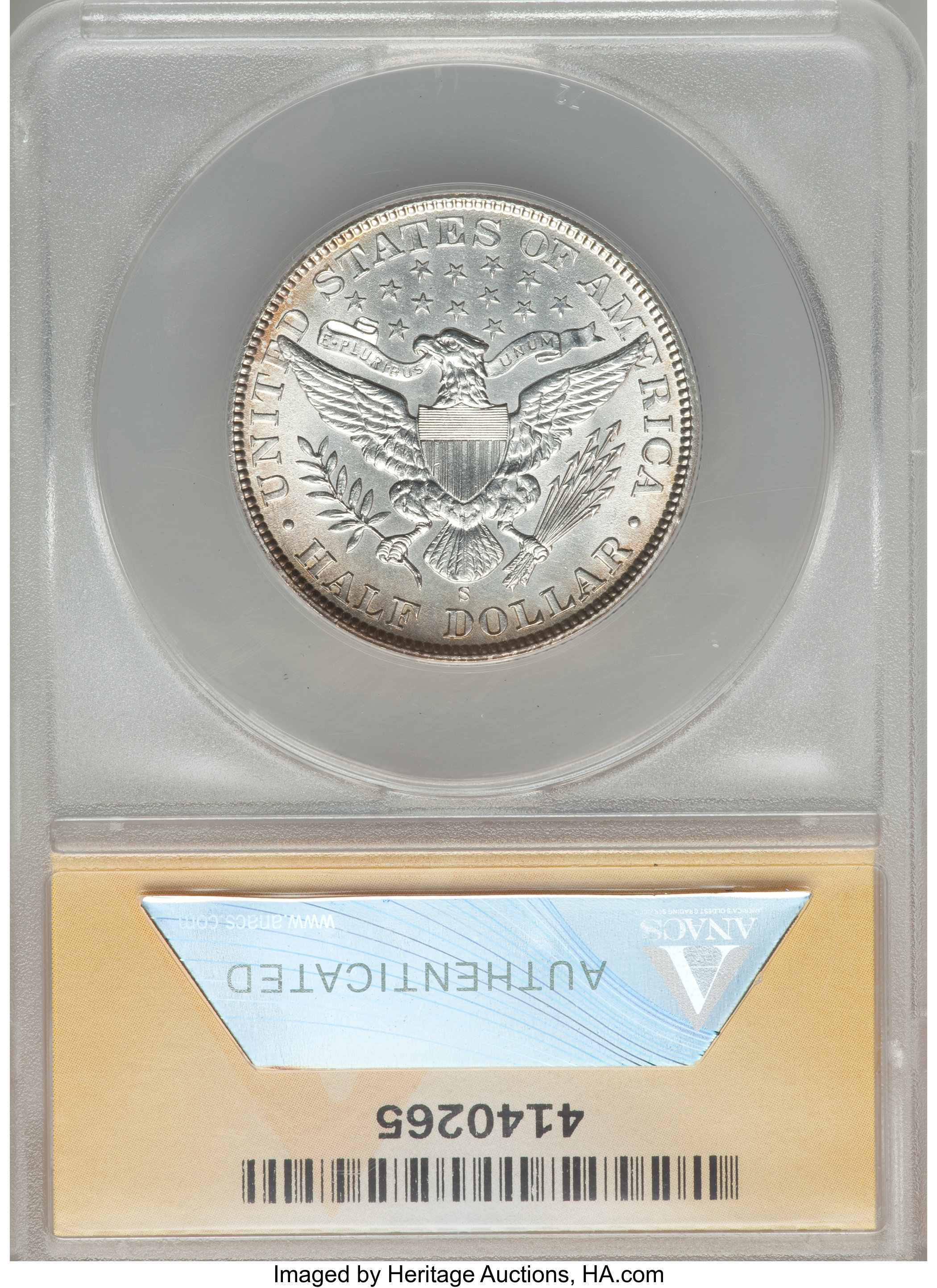 1910-S 50c MS60 thumbnail 2