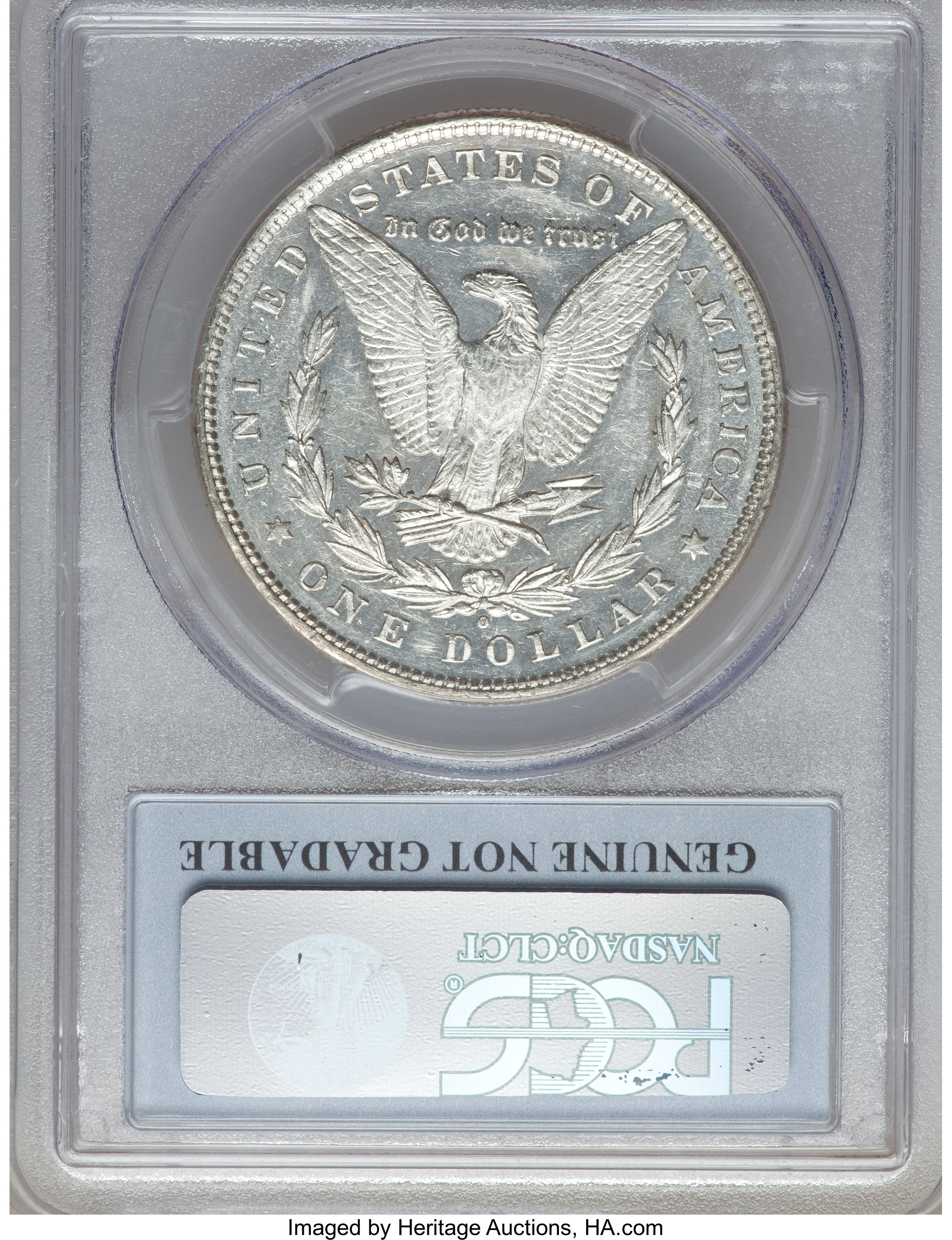 1880-O $1  8/7, Spike, VAM-6A AU50 CAC thumbnail 6