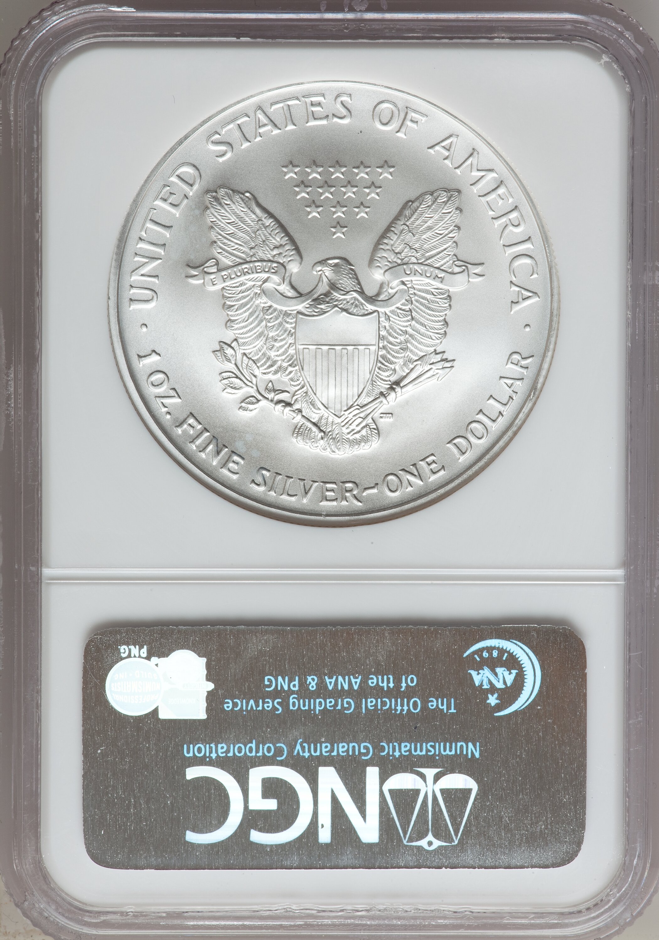 2007 $1  Silver Eagle MS63 thumbnail 2