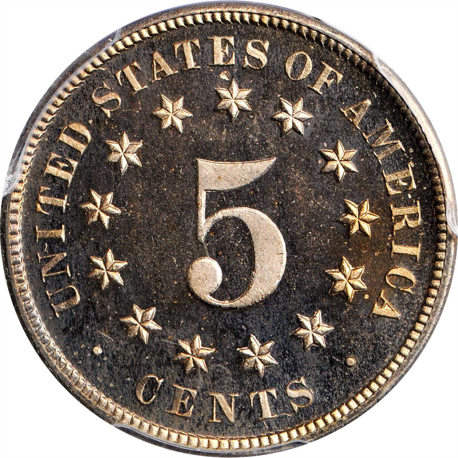 image for: 1878 Shield Nickel. Proof-66+ Deep Cameo (PCGS).