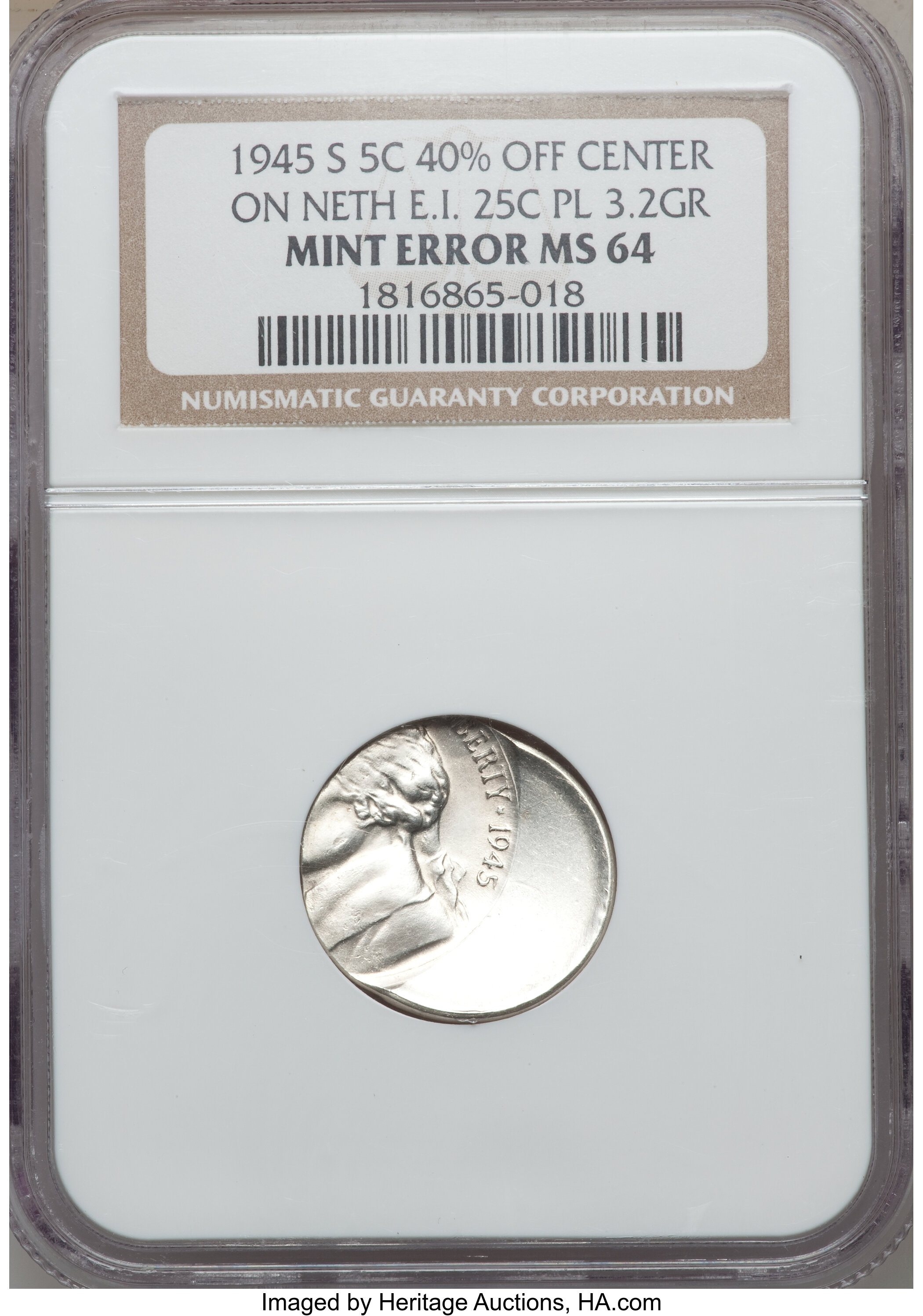 1945-S 5c Silver MS61 thumbnail 18