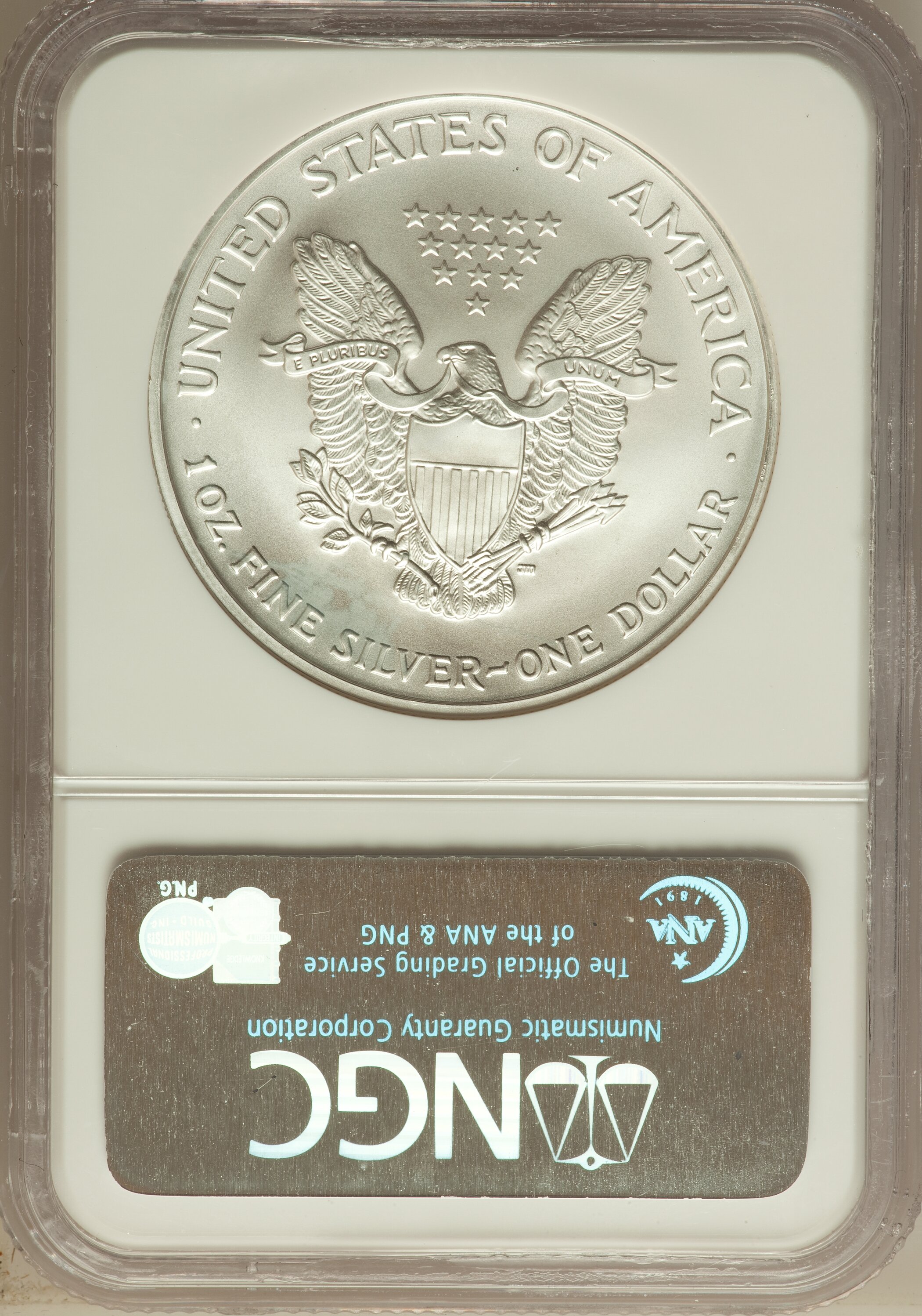 2007 $1  Silver Eagle MS63 thumbnail 4