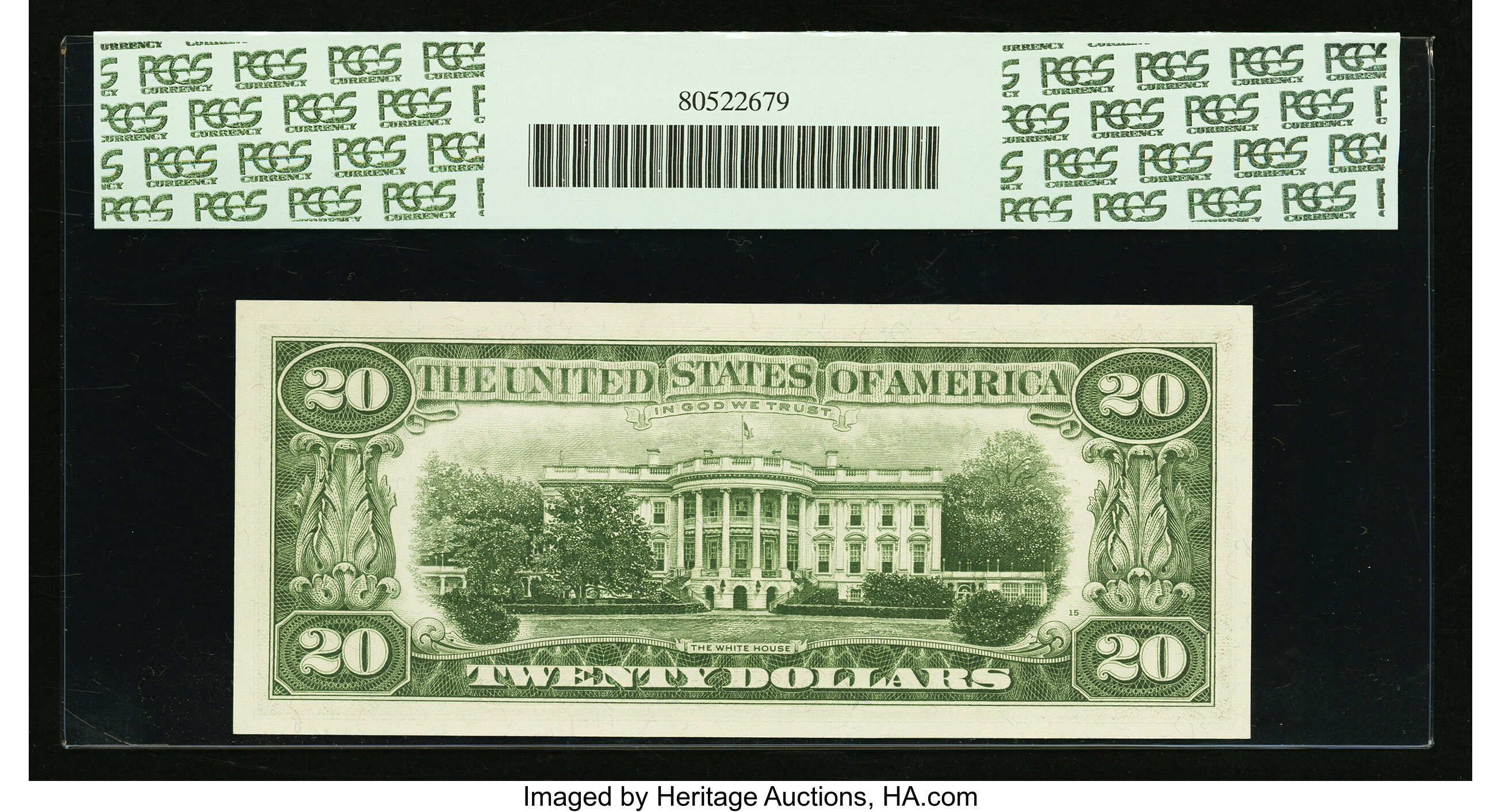 image for: Fr. 2066-B* $20 1963A Federal Reserve Note. PCGS Gem New 65PPQ....