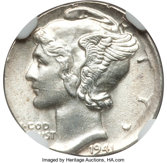 1941 10c VF25 thumbnail 16