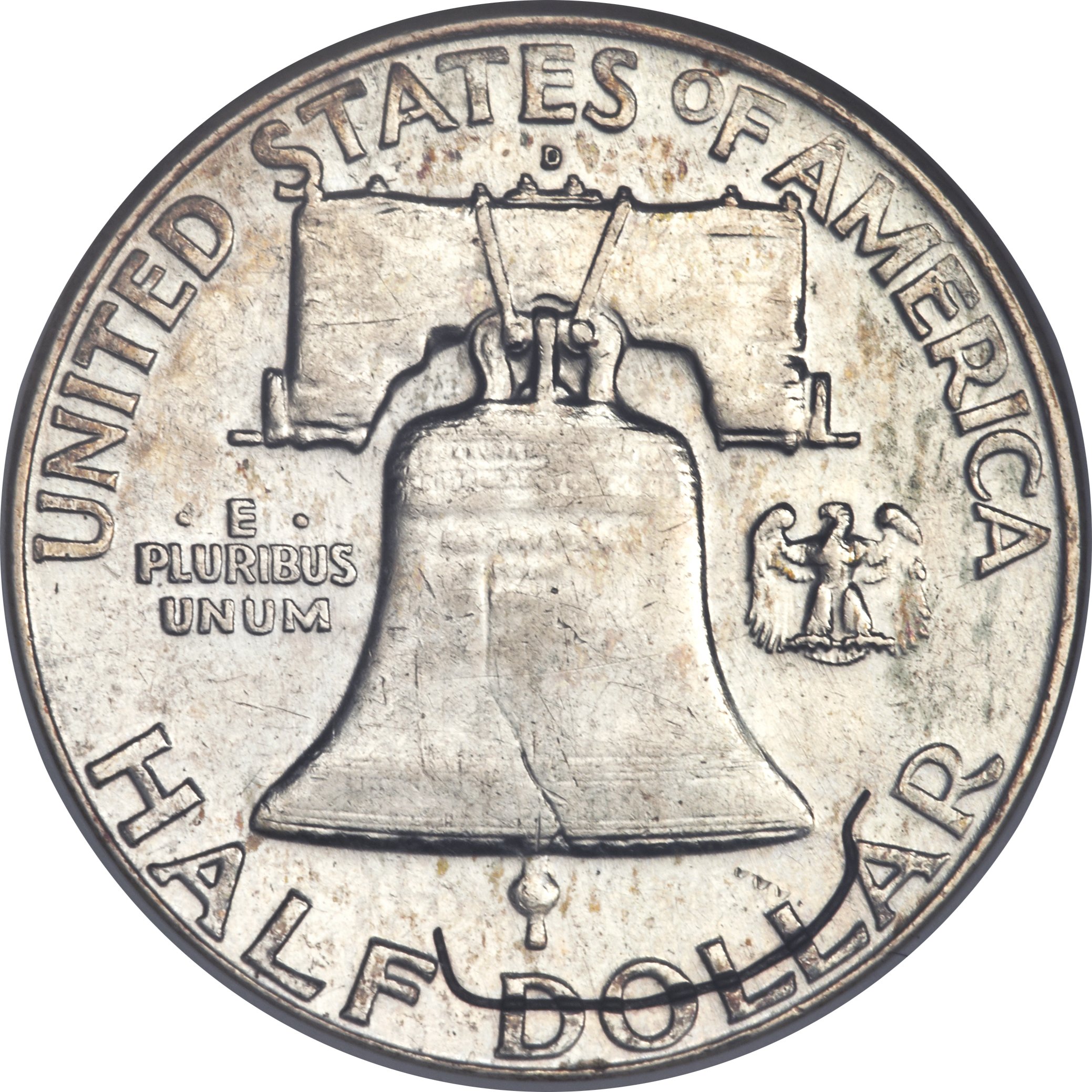 1963-D 50c AU53 thumbnail 5