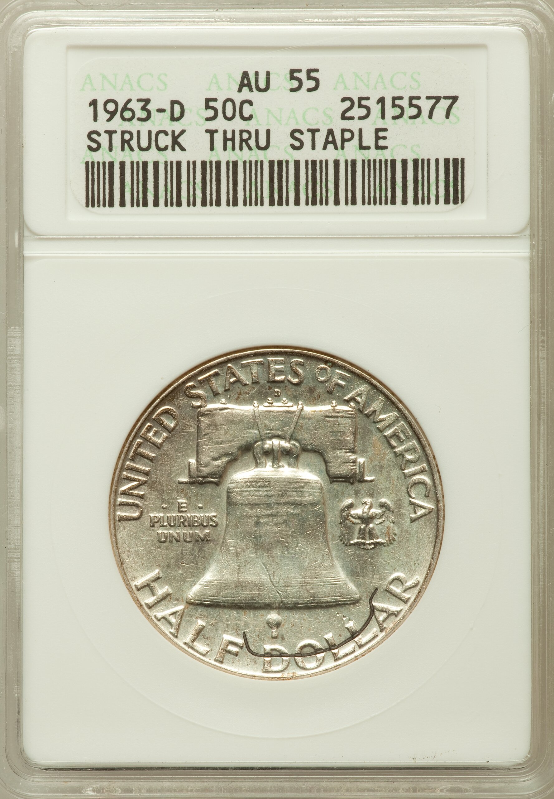 1963-D 50c AU53 thumbnail 6