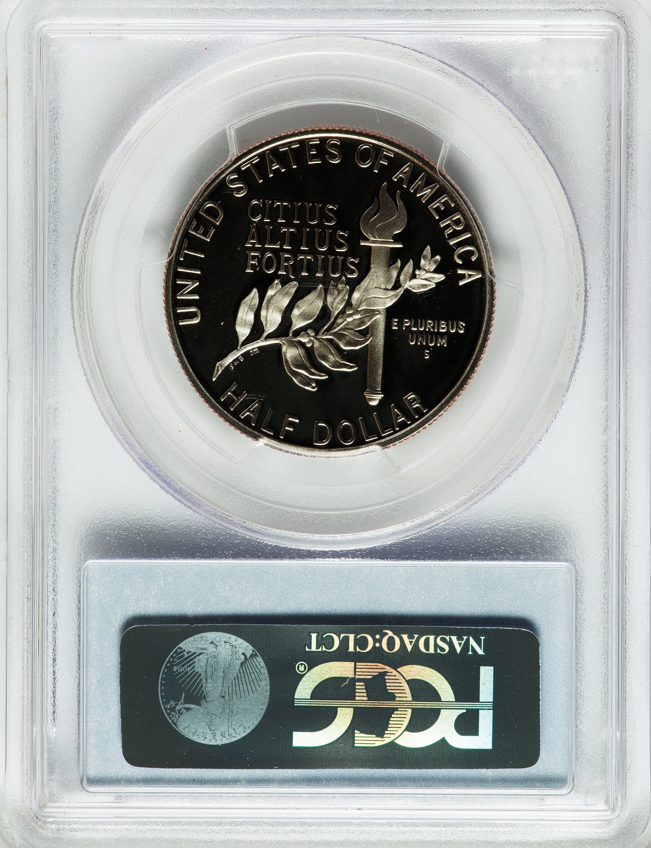 1992-S 50c XXV Olympics Gymnast PR DCAM OGP thumbnail 14