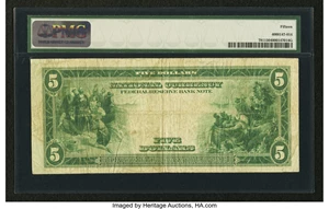 image for: Fr. 781 $5 1918 Federal Reserve Bank Note PMG Choice Fine 15....