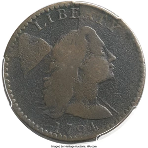 image for: 1794 1C Head of 1794, S-35, B-21, R.5 VG10 PCGS....