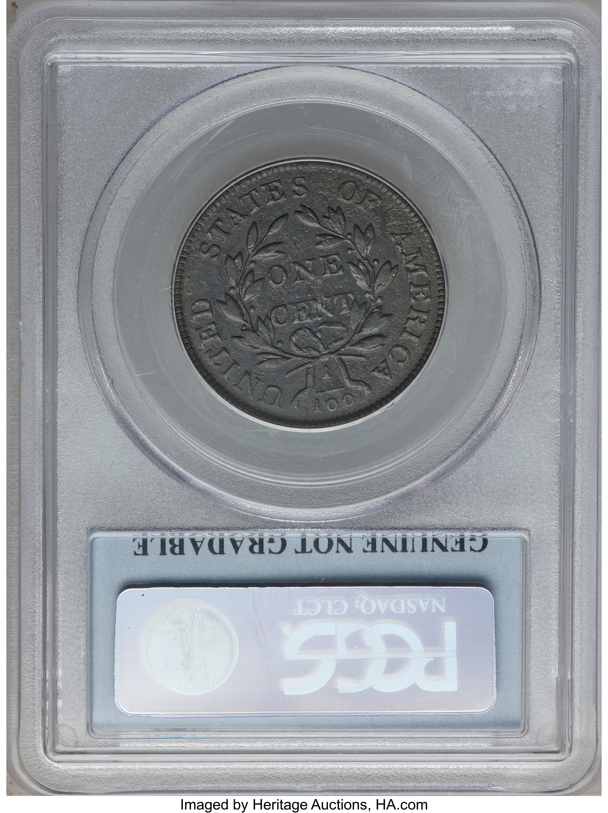 image for: 1803 1C Small Date, Small Fraction, S-246, B-4, R.3 PCGS Genuine....