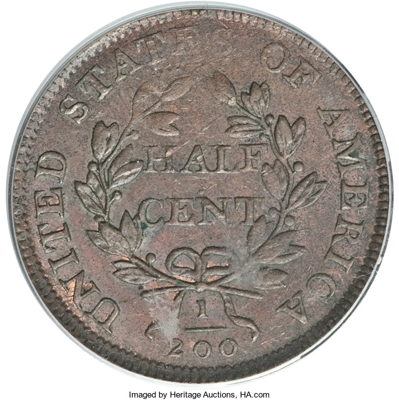 1806 1/2c Large 6, Stems MS RB MS61 RB thumbnail 11