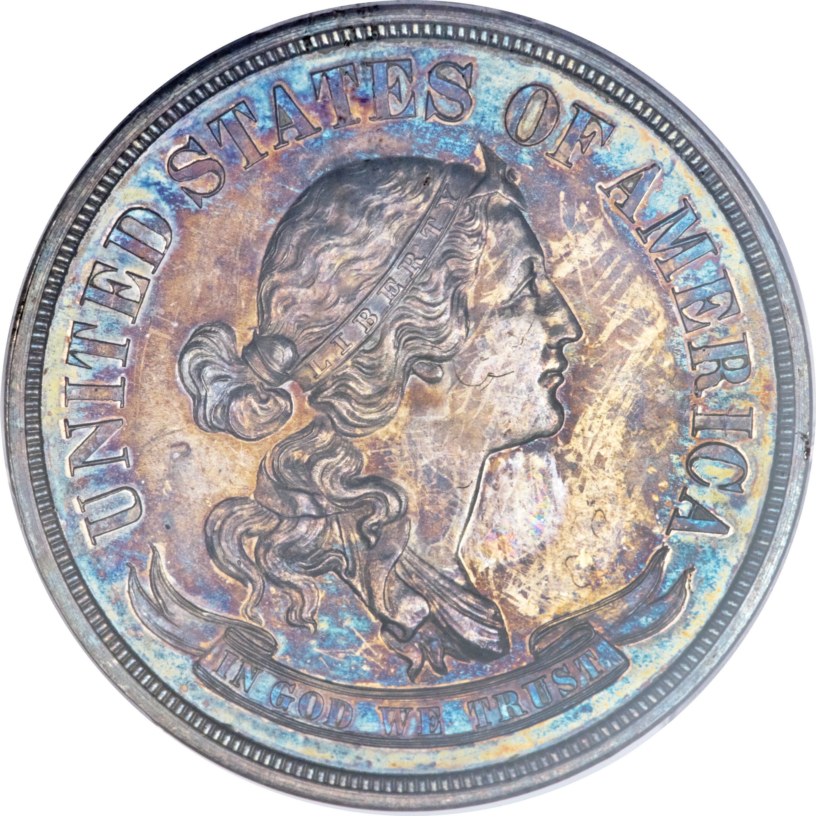 image for: 1870 50C Standard Silver Half Dollar, Judd-988, Pollock-1117, High R.7, PR64 PCGS....