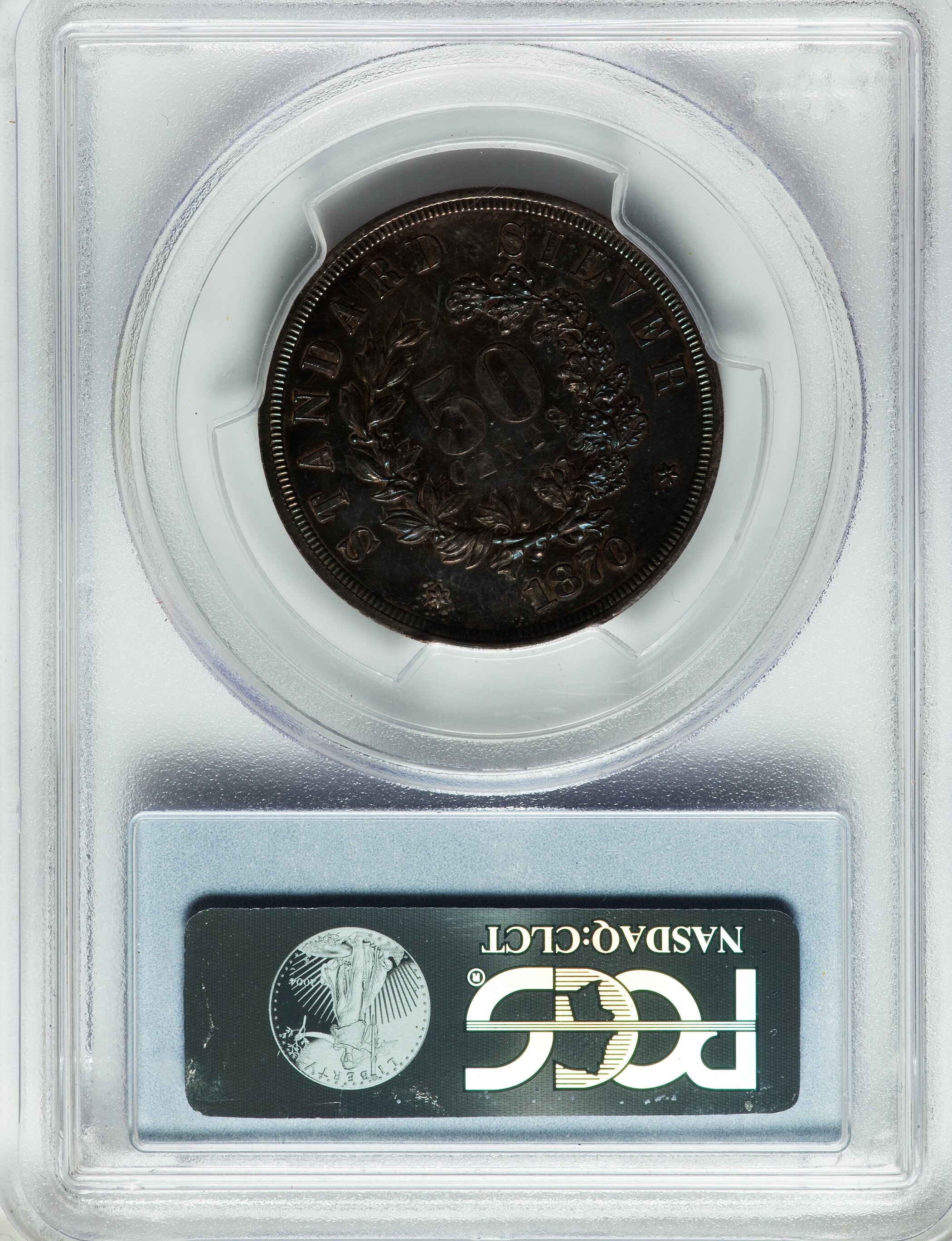 image for: 1870 50C Standard Silver Half Dollar, Judd-988, Pollock-1117, High R.7, PR64 PCGS....