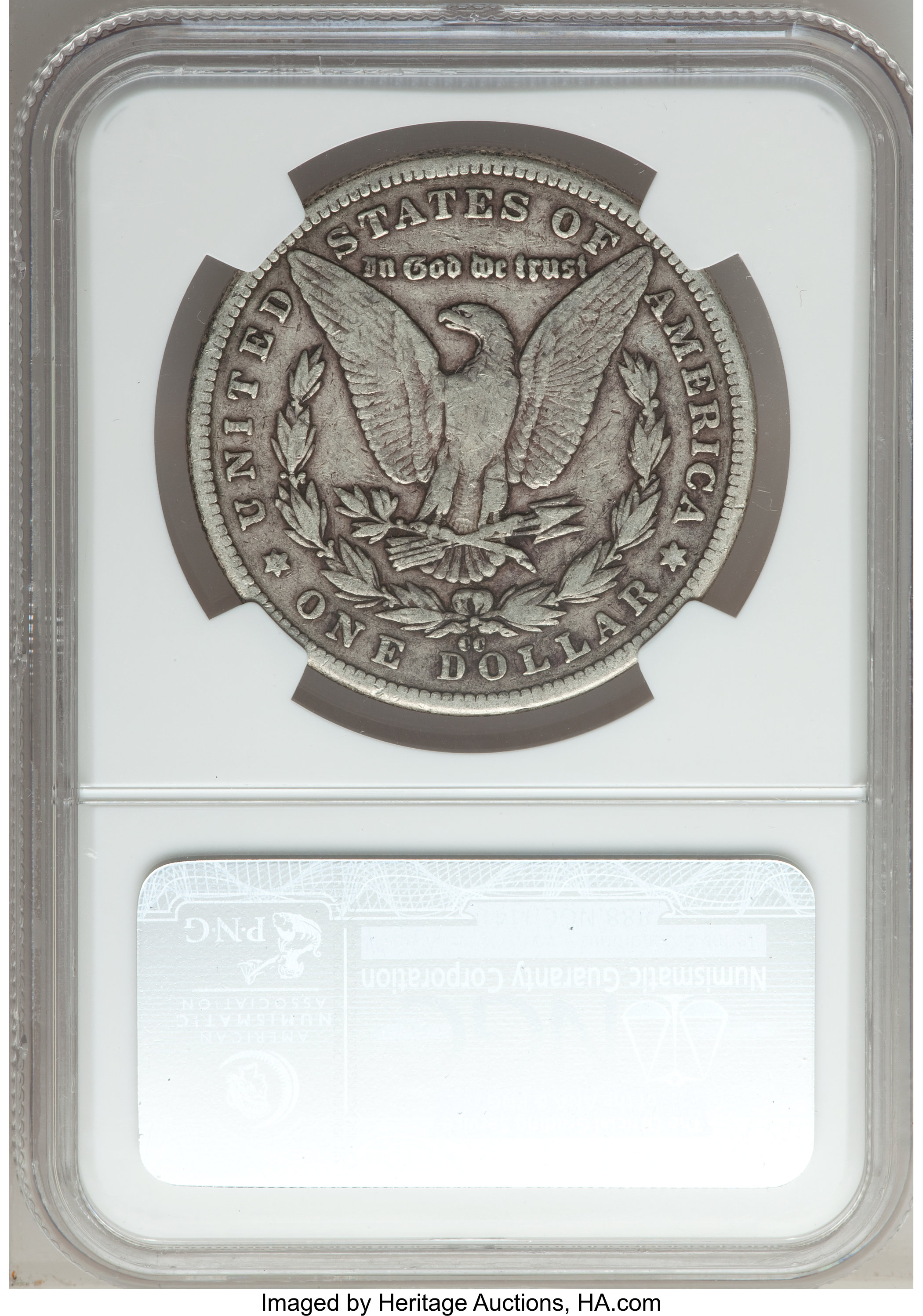 1885-CC $1  Doubled Dash, VAM-4 VF25 CAC thumbnail 4