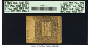 image for: Connecticut May 10, 1770 5s PCGS Apparent Very Fine 20....