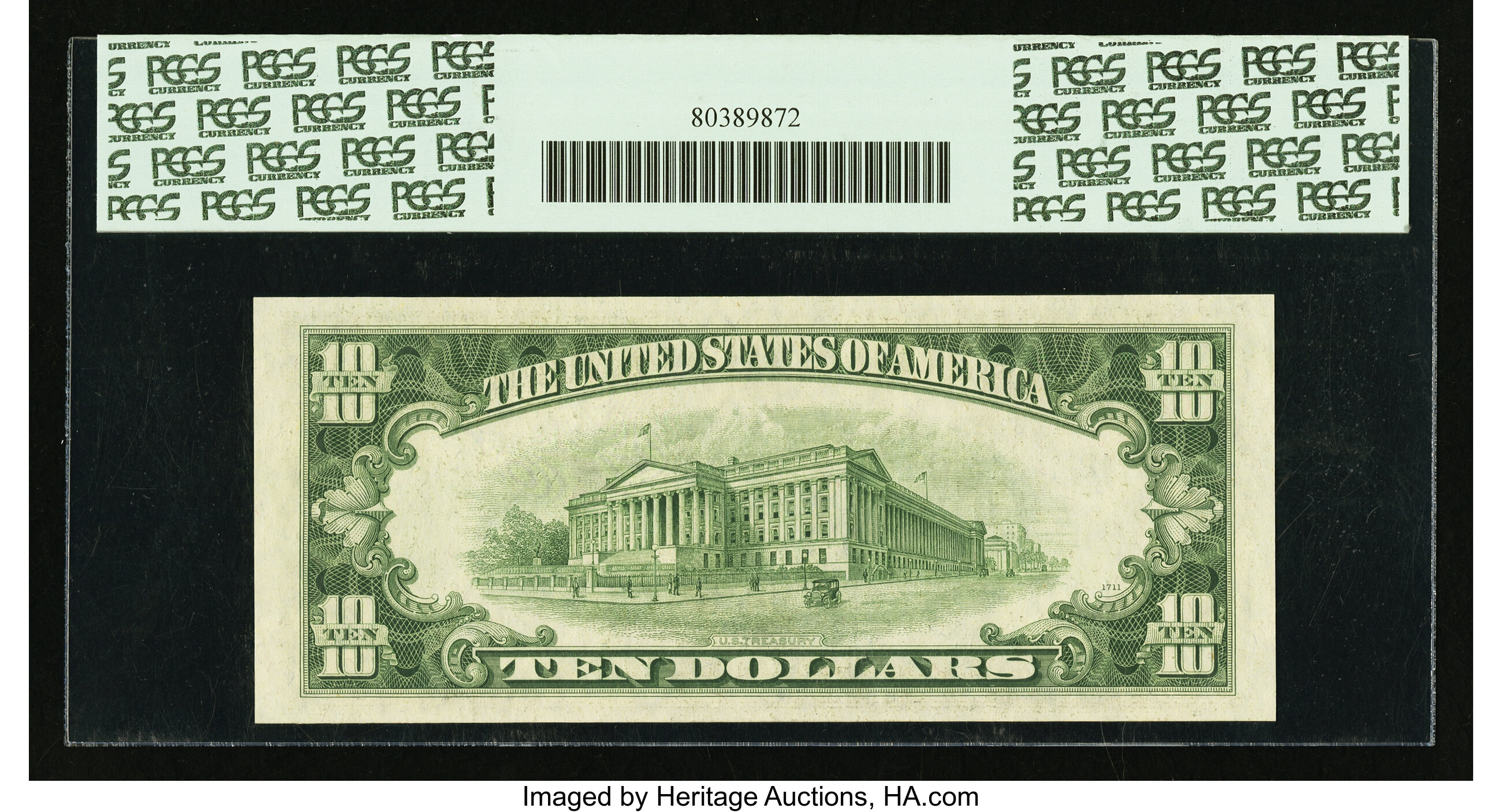 image for: Fr. 2014-L* $10 1950D Federal Reserve Note. PCGS Gem New 66PPQ....