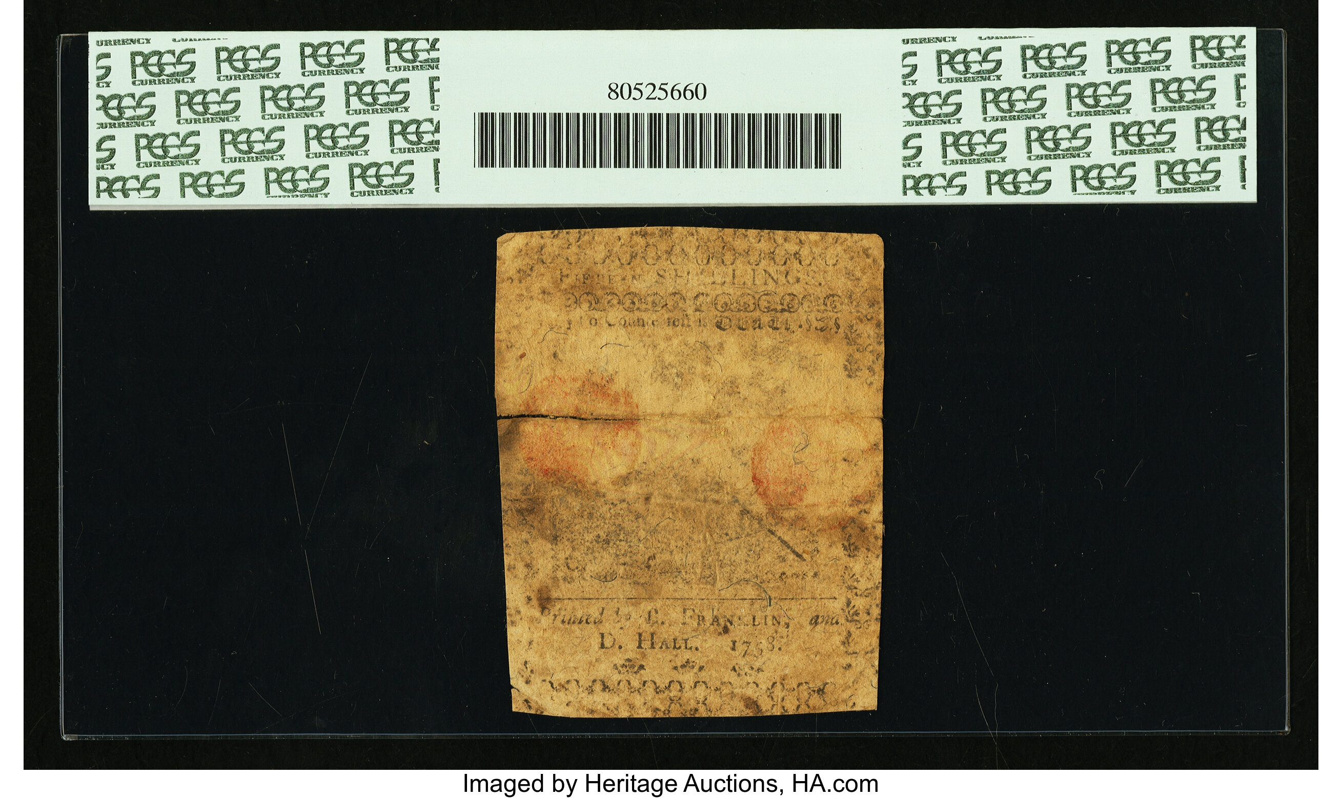 image for: Pennsylvania May 20, 1758 15s PCGS Apparent Fine 15....