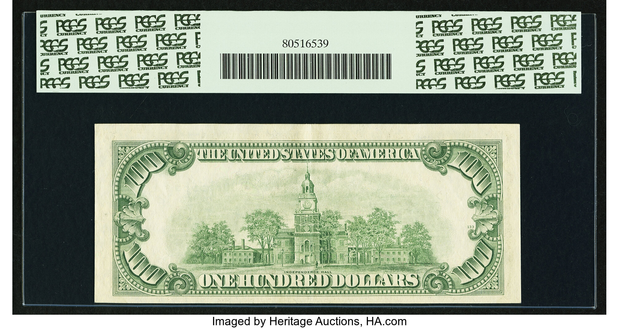 image for: Fr. 2161-L* $100 1950D Federal Reserve Star Note. PCGS Extremely Fine 45PPQ....