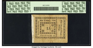 image for: South Carolina October 19, 1776 $6 PCGS Apparent Very Fine 30....