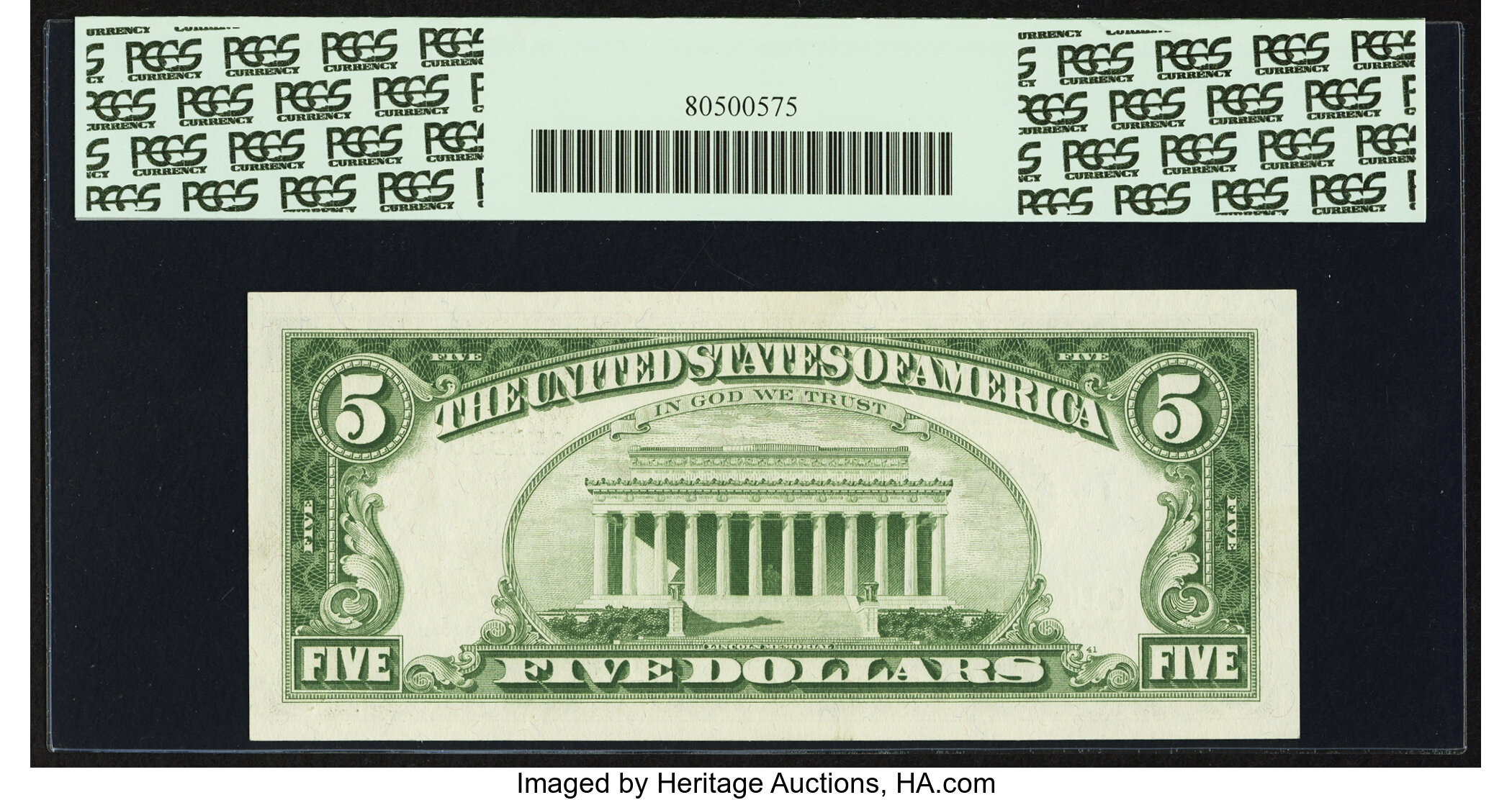 image for: Fr. 1968-G* $5 1963A Federal Reserve Star Note. PCGS Very Choice New 64PPQ....
