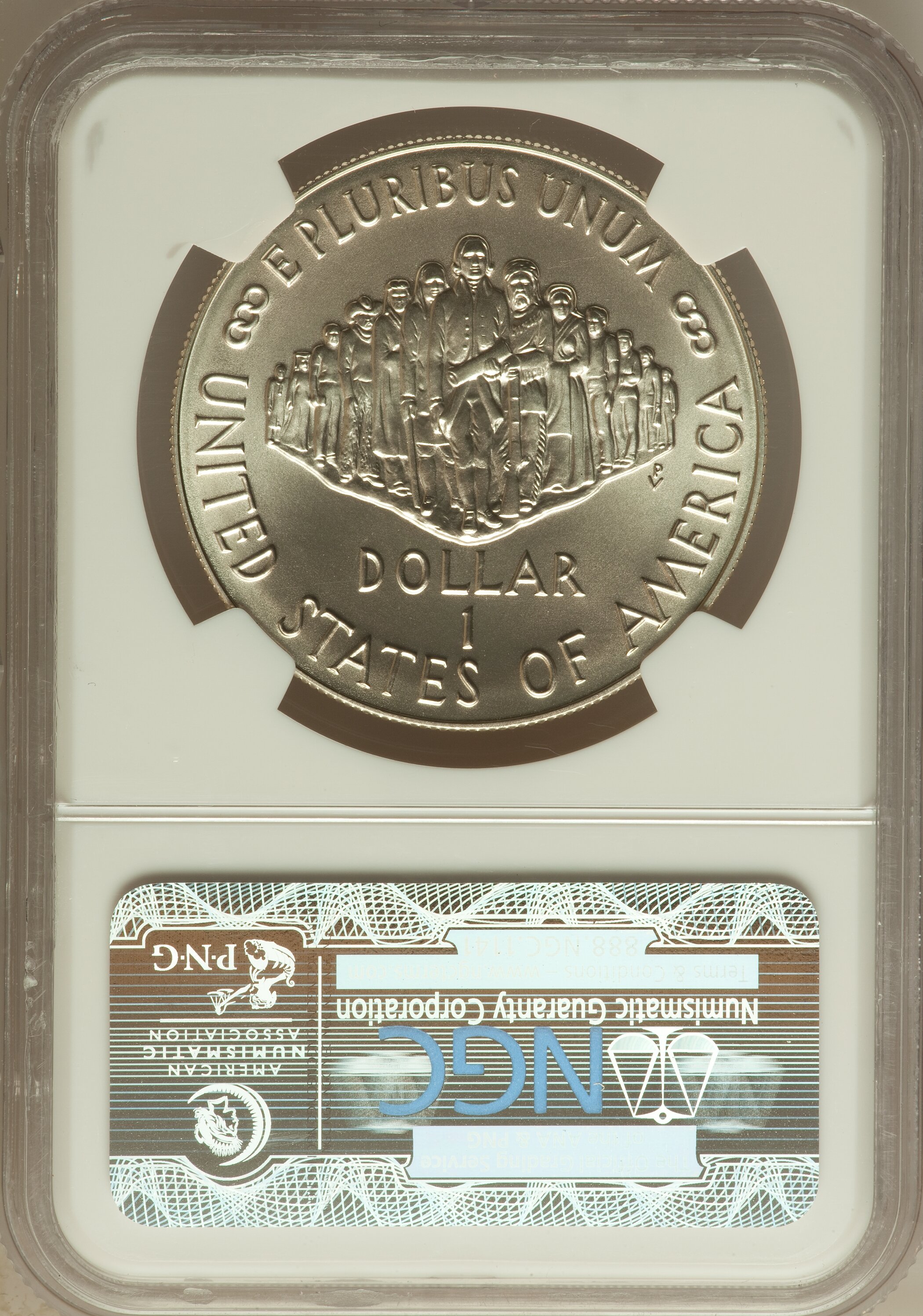 1987-P S$1 Constitution Bicentennial MS69 thumbnail 14