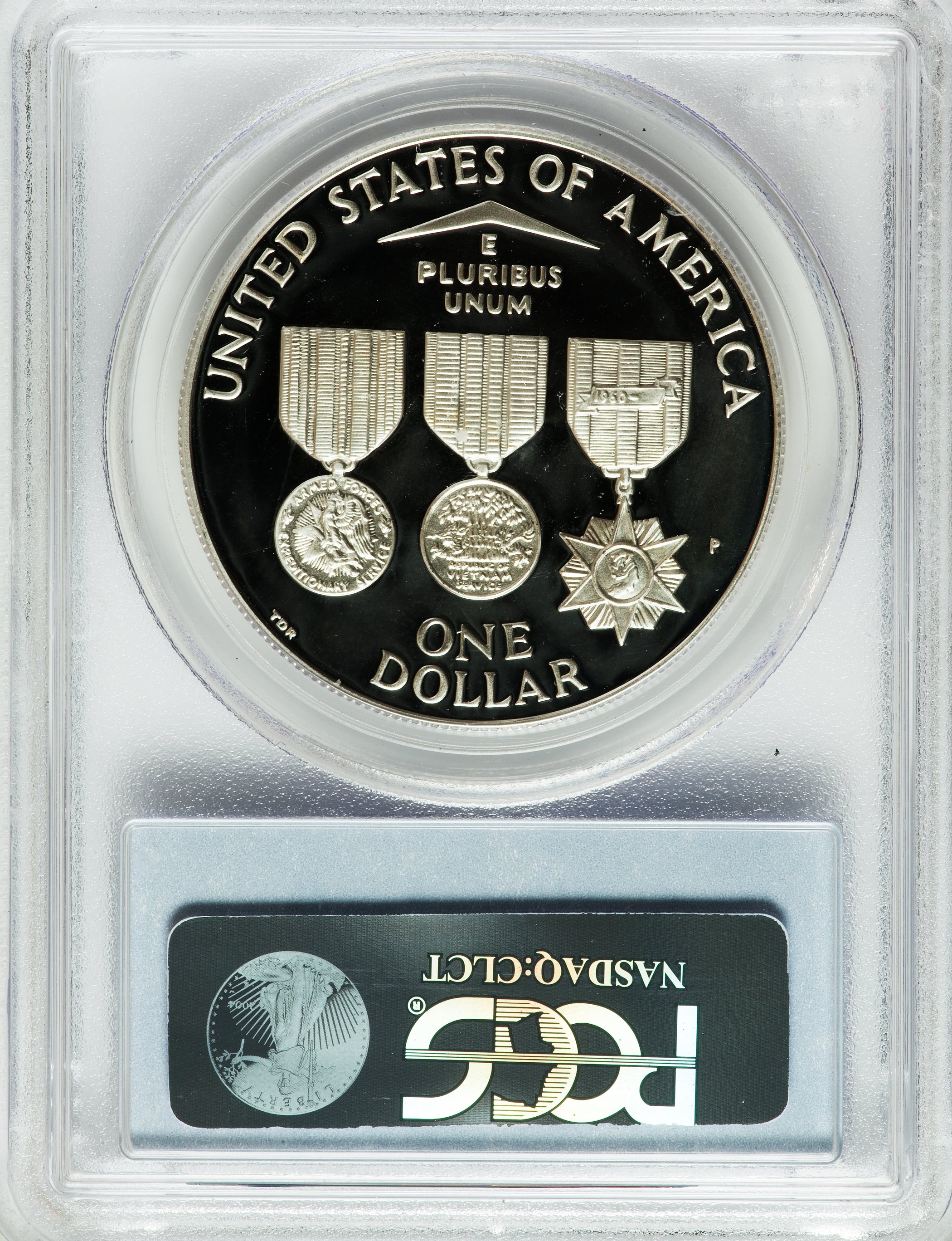 1994-P S$1 Vietnam Veterans Memorial PR DCAM PR69 DCAM thumbnail 12
