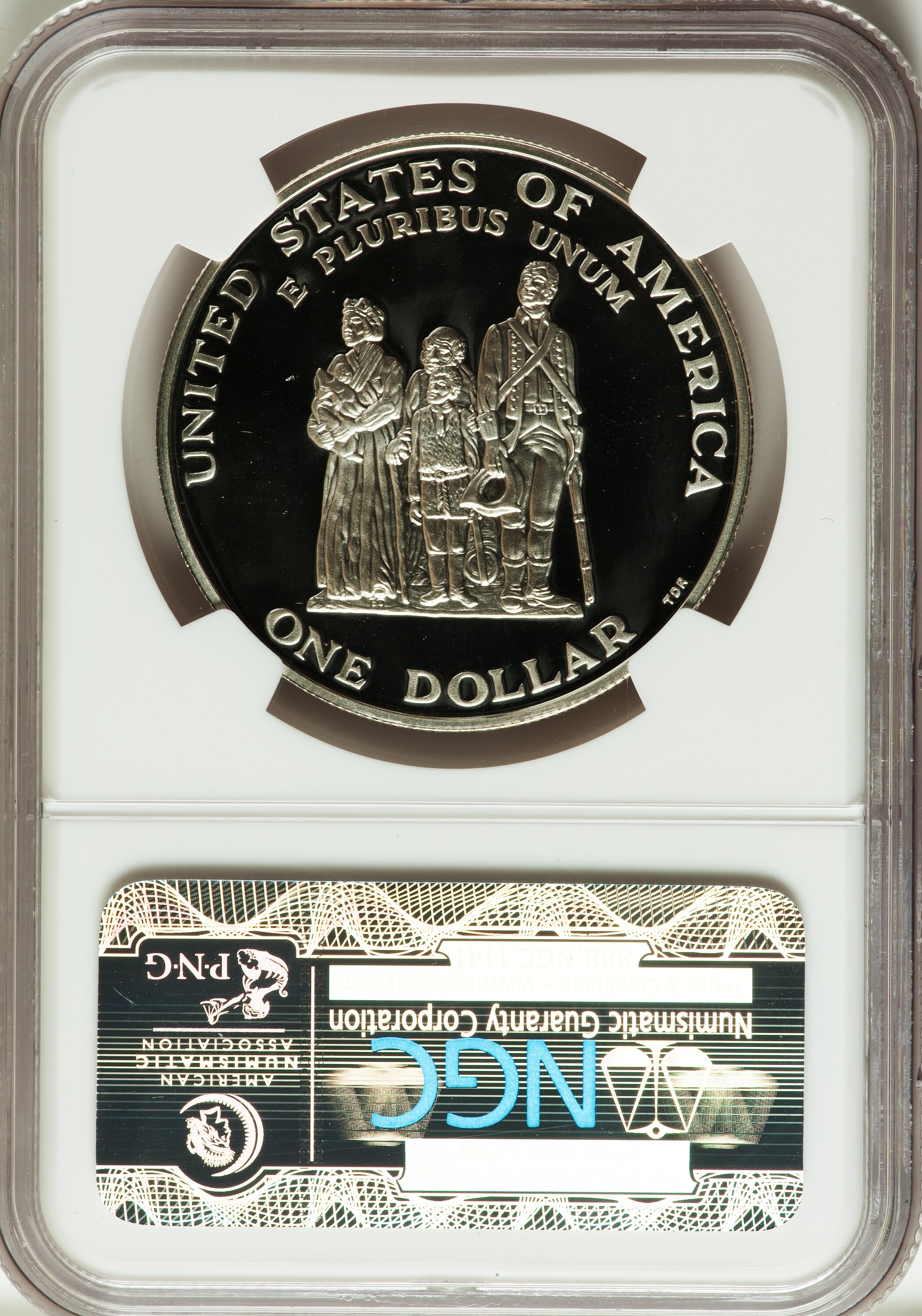 1998-S S$1 Black Revolutionary War Patriots, Crispus Attucks PR DCAM PR69 DCAM thumbnail 10