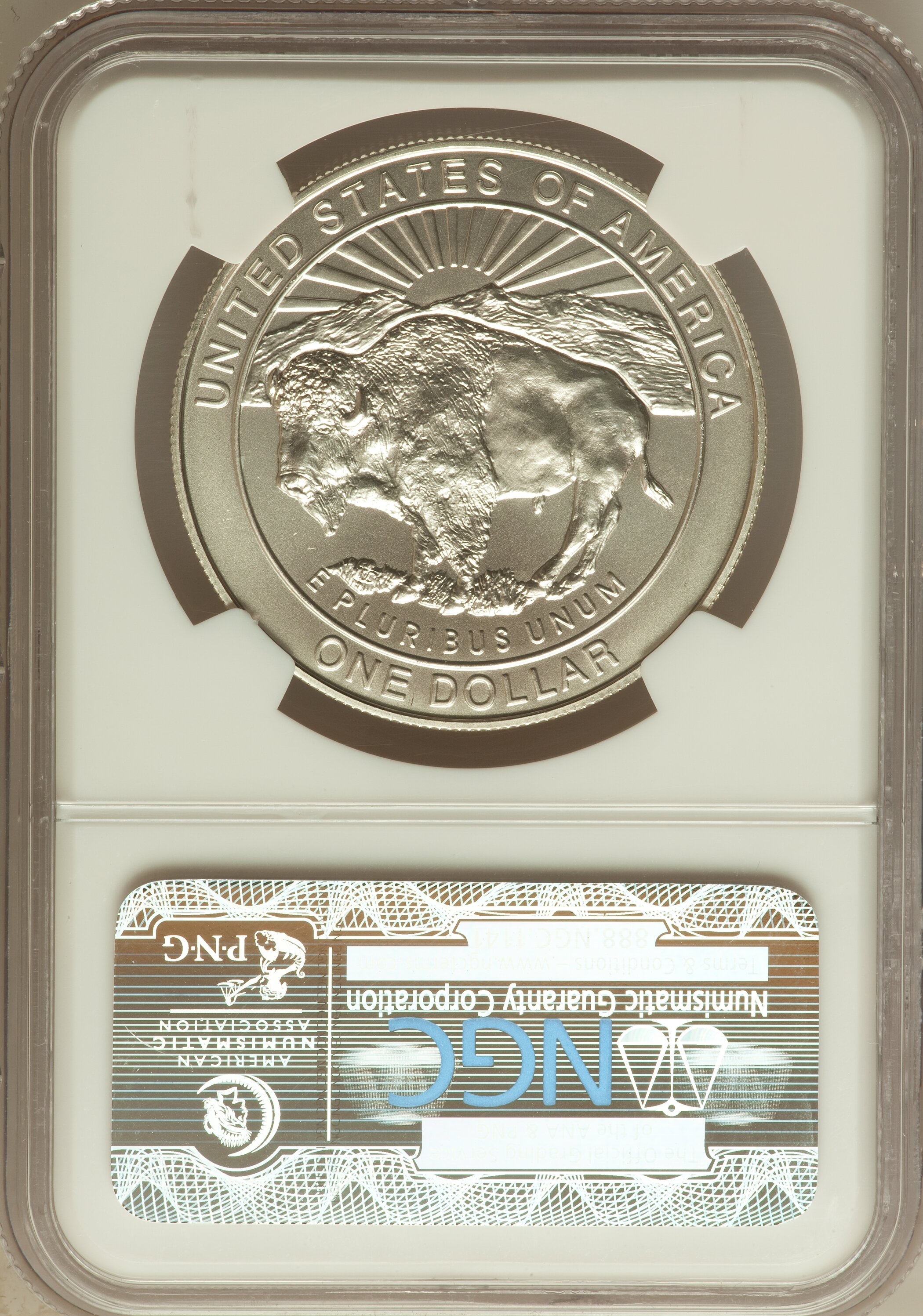 1999-P S$1 Yellowstone National Park MS69 thumbnail 18