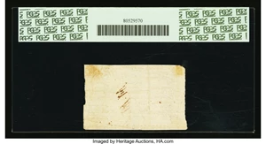 image for: Georgia September 10, 1777 $4/5 PCGS Apparent Extremely Fine 45....