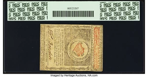 image for: New Jersey June 9, 1780 $8 PCGS Extremely Fine 40PPQ....