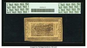 image for: Pennsylvania March 16, 1785 3d PCGS About New 50....