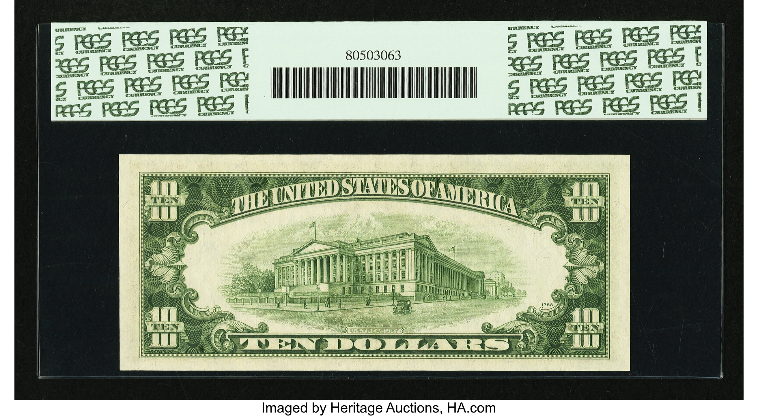 image for: Fr. 2013-K* $10 1950C Federal Reserve Note. PCGS Gem New 66PPQ....