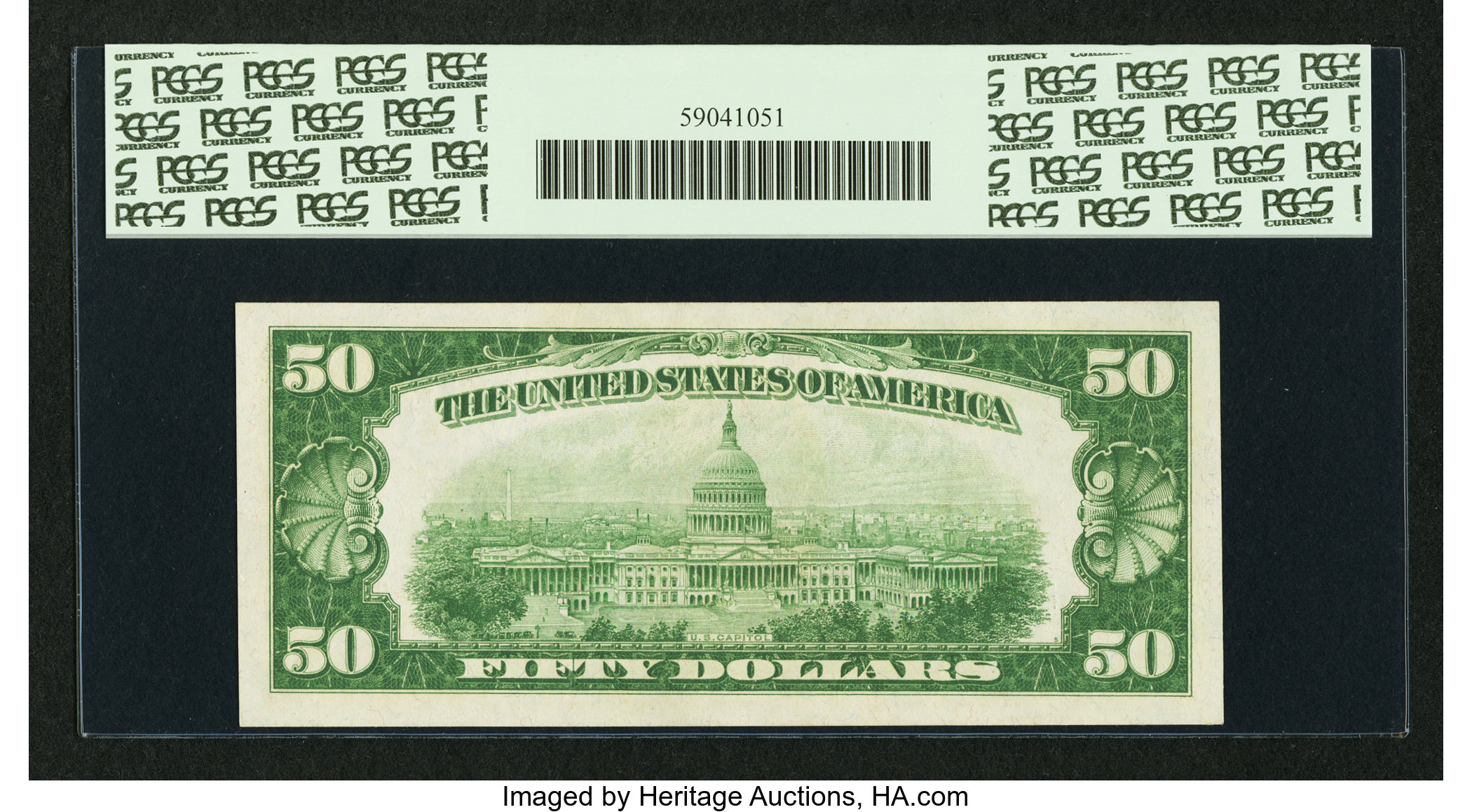 image for: Fr. 2100-F* $50 1928 Federal Reserve Note. PCGS Gem New 65....