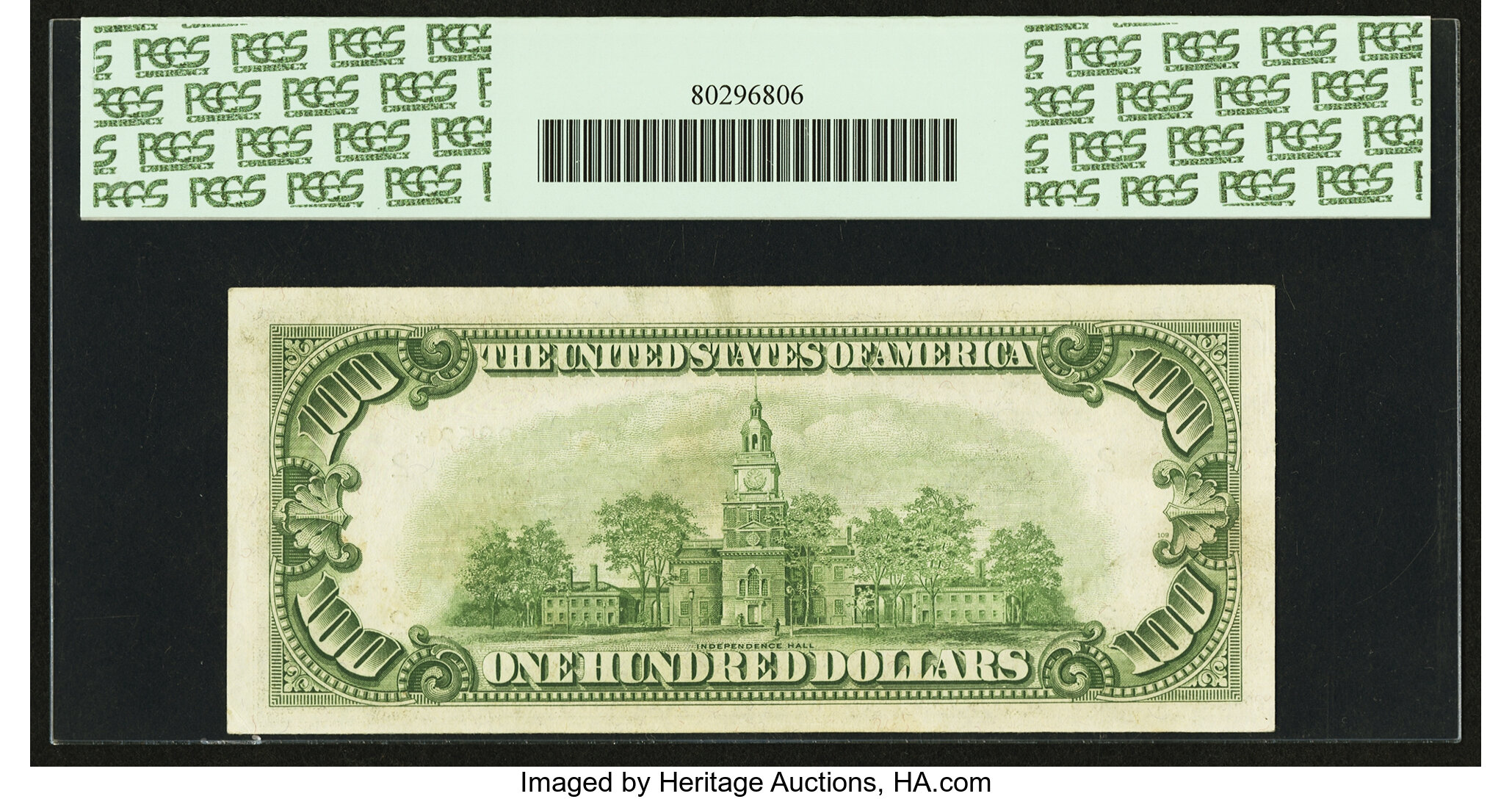 image for: Fr. 2157-B* $100 1950 Mule Federal Reserve Note. PCGS New 62PPQ....