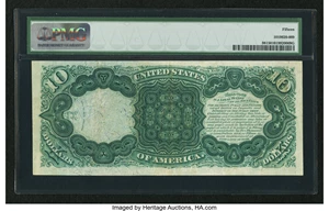 image for: Fr. 98 $10 1875 Legal Tender PMG Choice Fine 15....