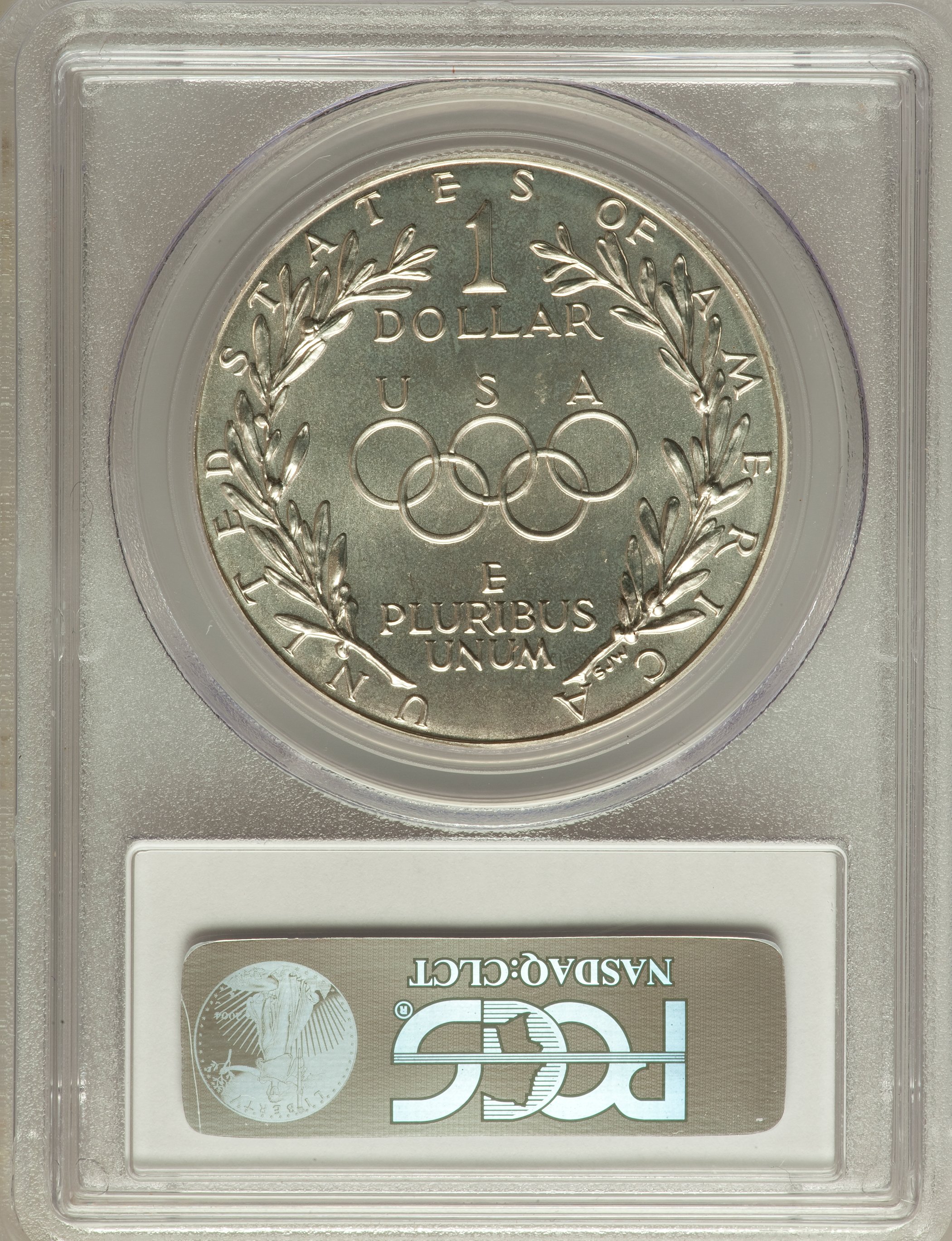 1988-D S$1 Seoul Olympiad MS69 thumbnail 10