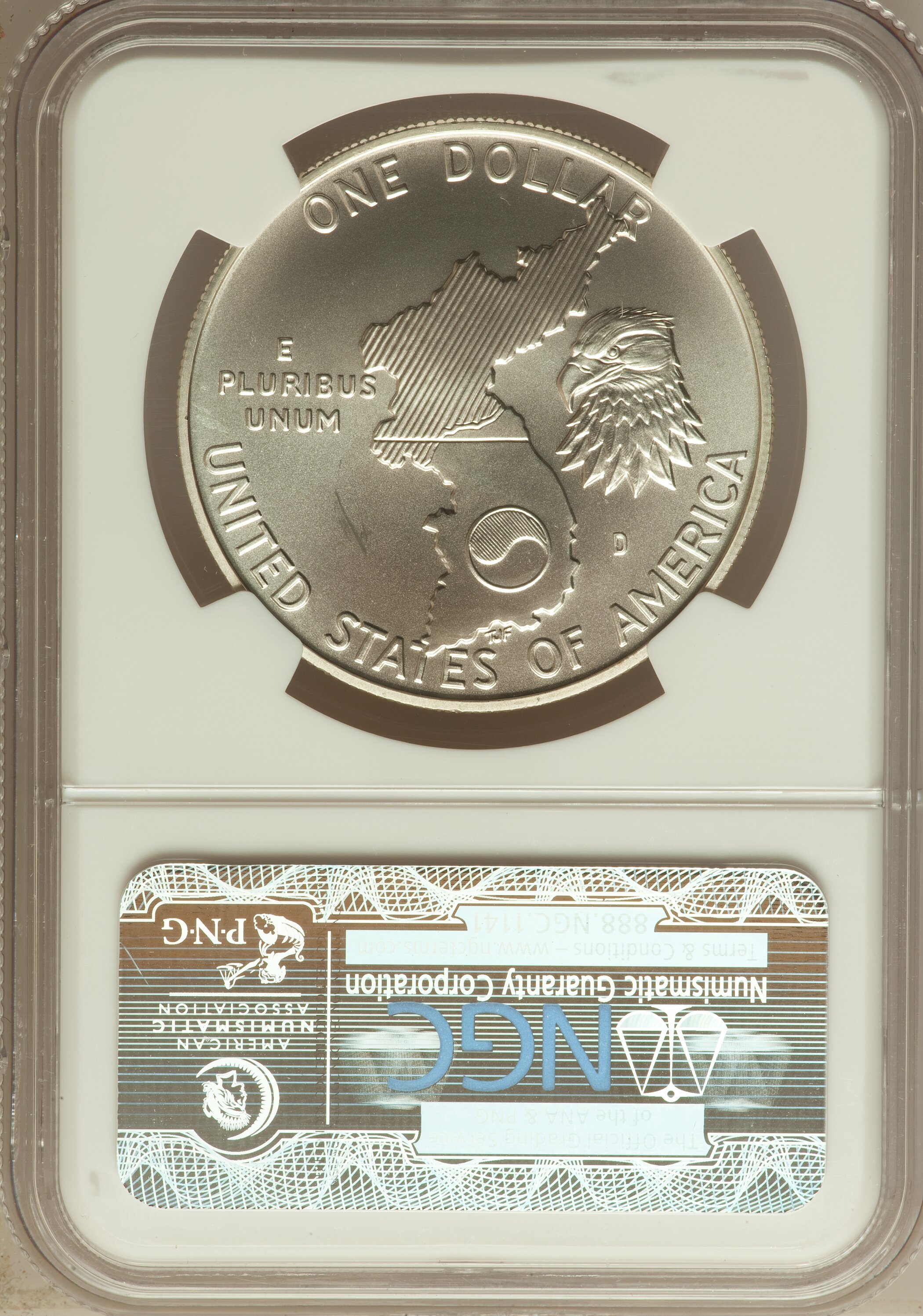 1991-D S$1 Korean War Memorial MS65 thumbnail 21