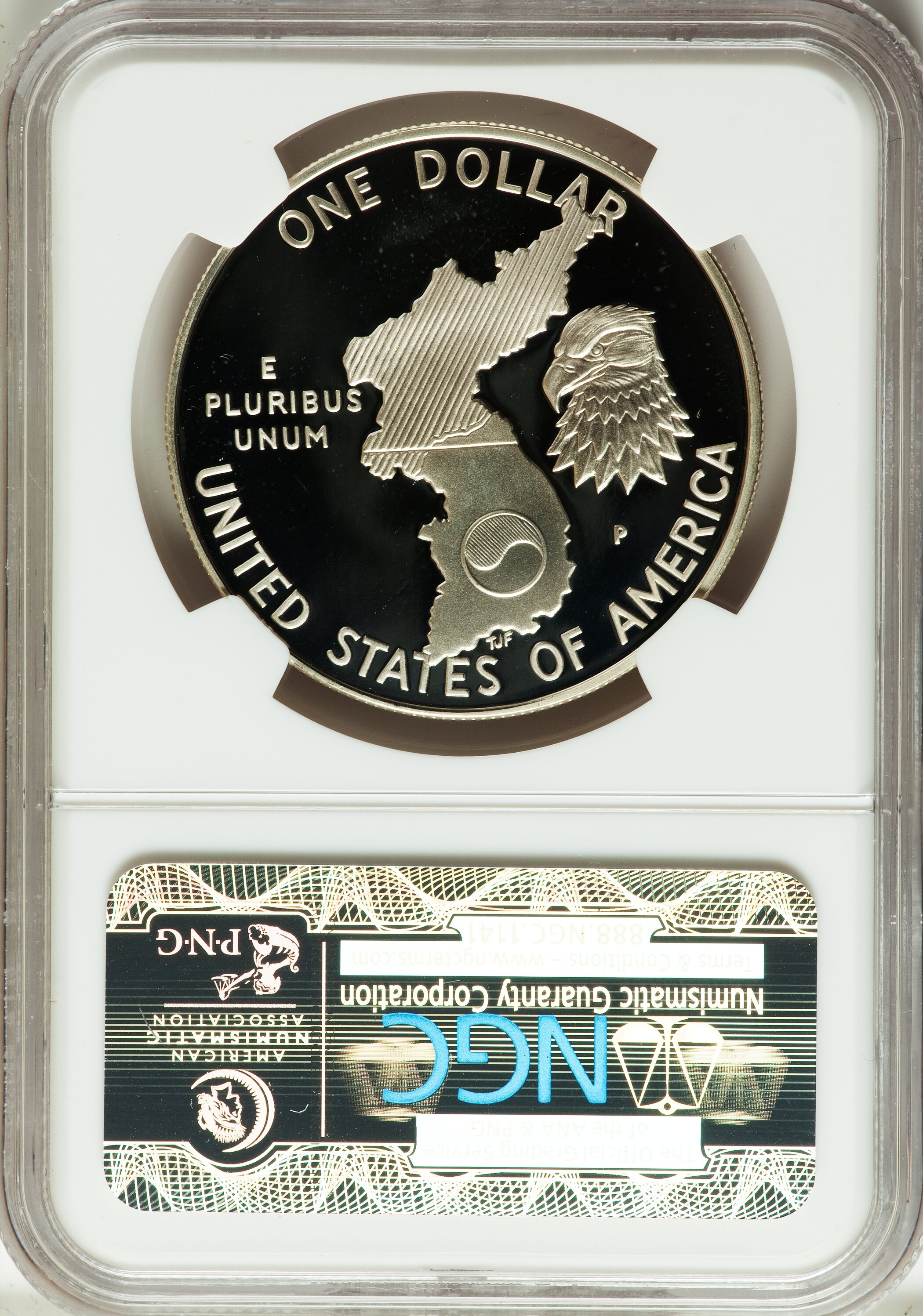 1991-P S$1 Korean War Memorial PR DCAM PR69 DCAM thumbnail 18