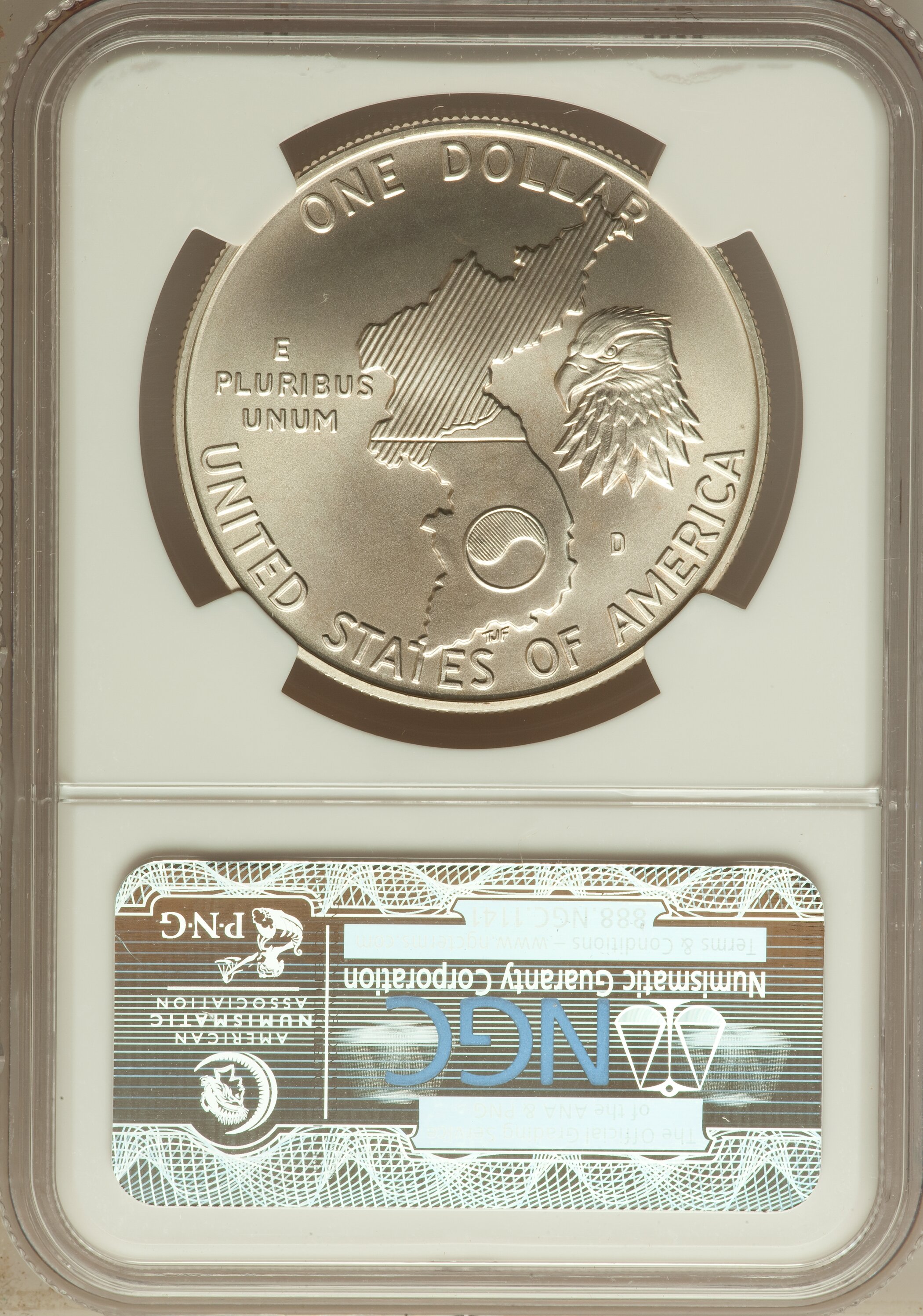 1991-D S$1 Korean War Memorial MS65 thumbnail 19