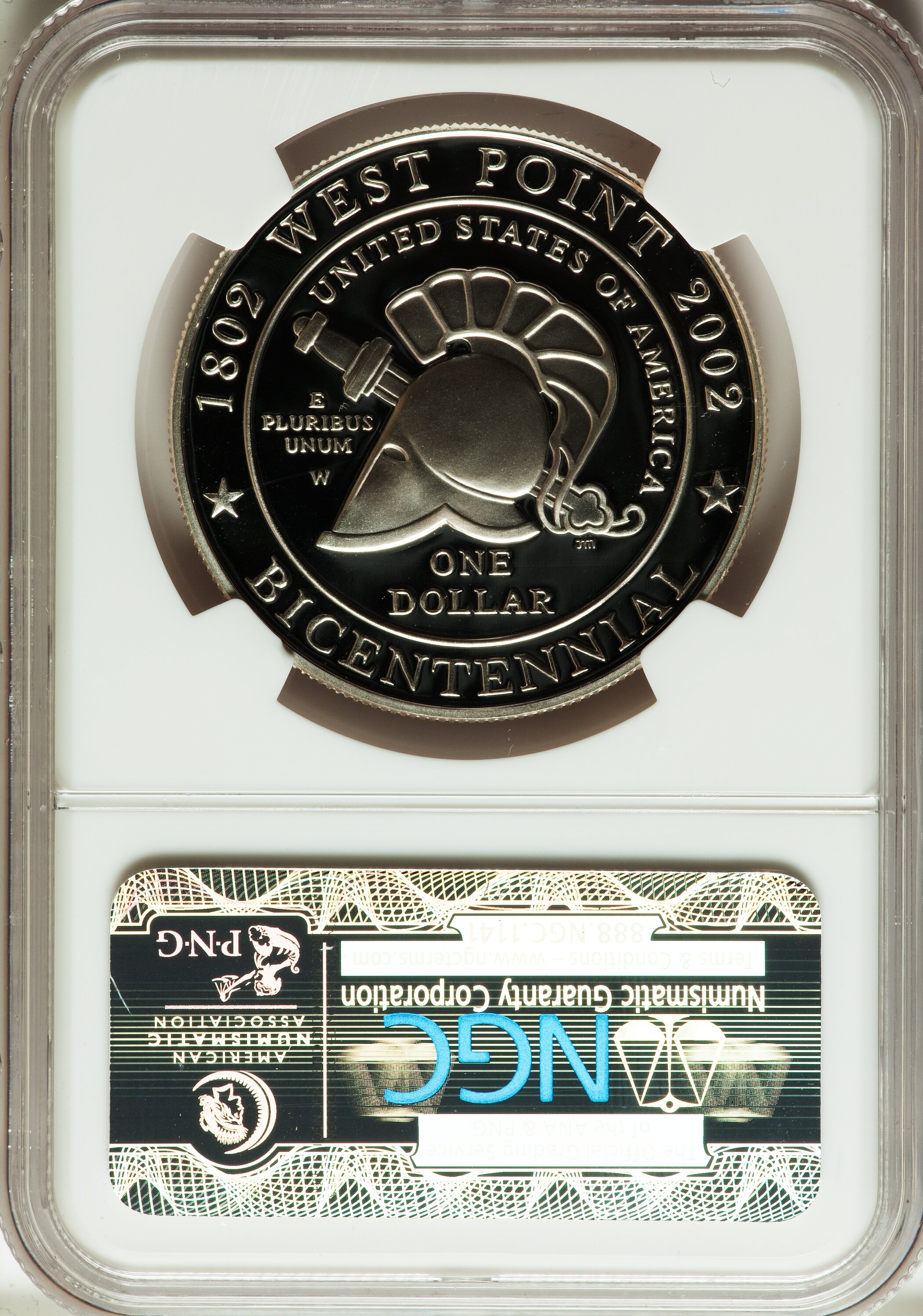 2002-W S$1 West Point (U.S. Military Academy) Bicentennial PR DCAM PR69 DCAM thumbnail 18
