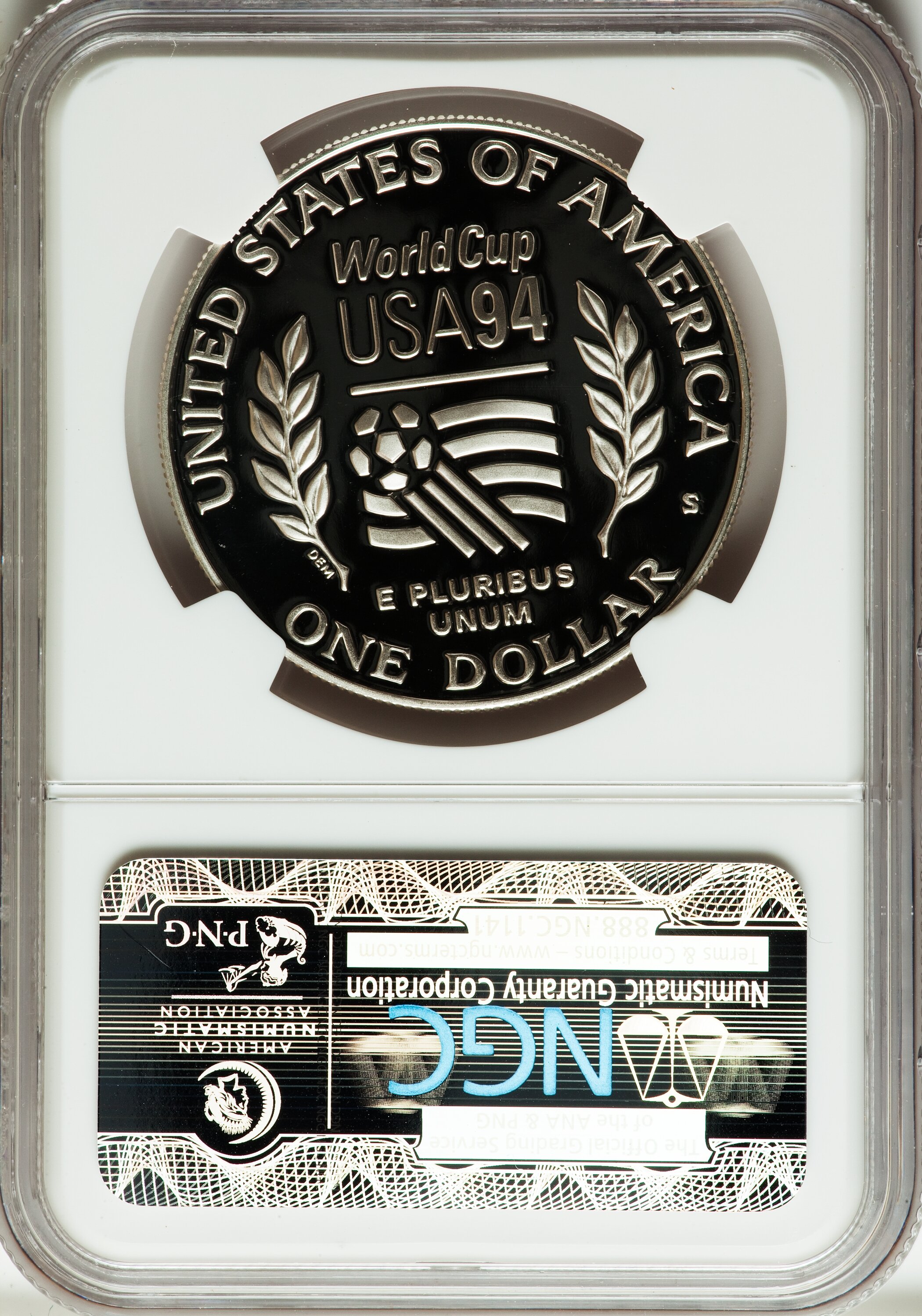1994-S S$1 World Cup Tournament PR DCAM PR69 DCAM thumbnail 16