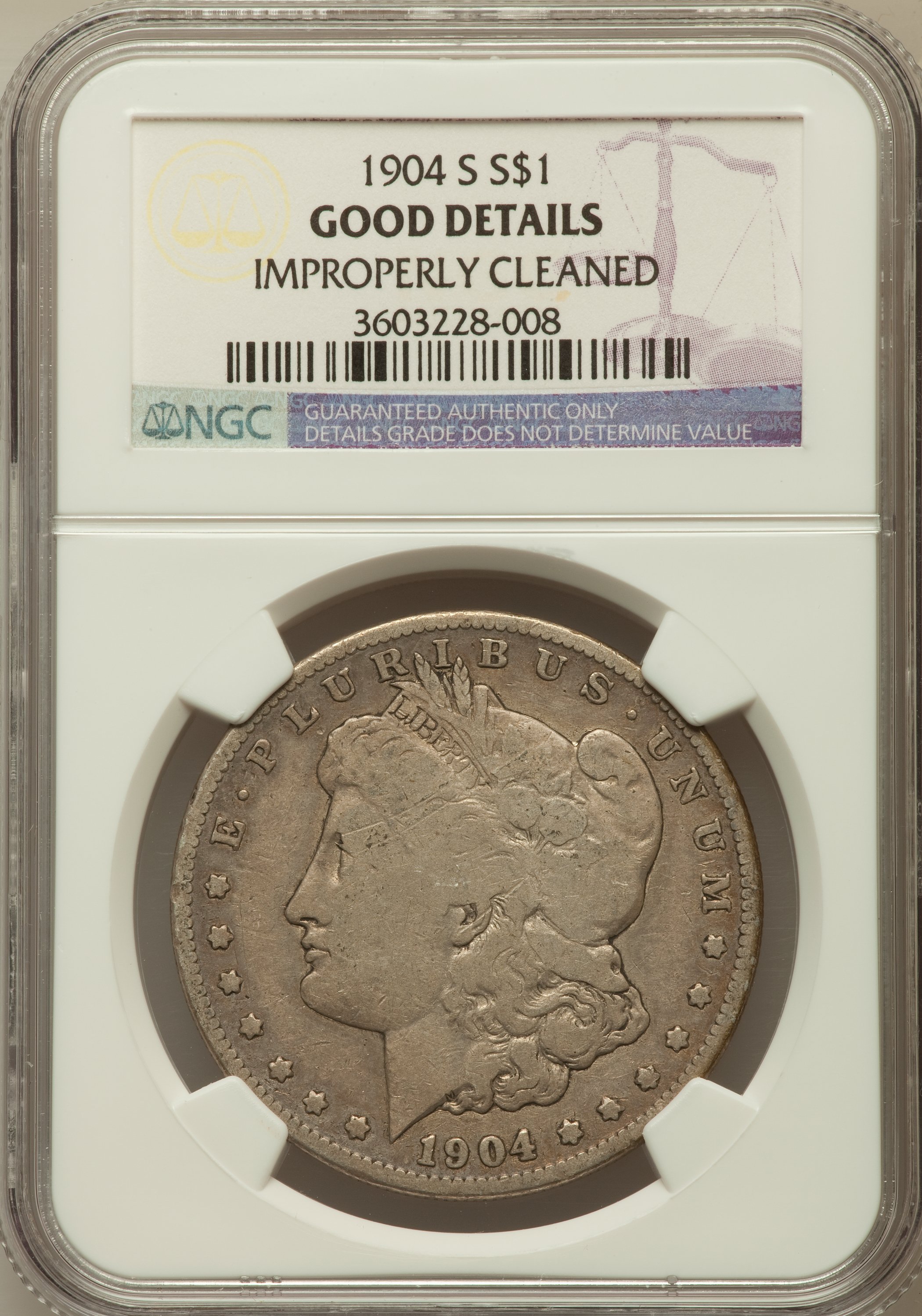 1904-S $1 AG3 CAC thumbnail 3