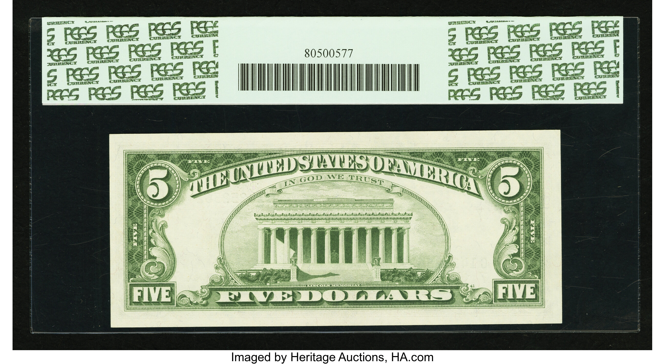 image for: Fr. 1968-G* $5 1963A Federal Reserve Star Note. PCGS Very Choice New 64PPQ....