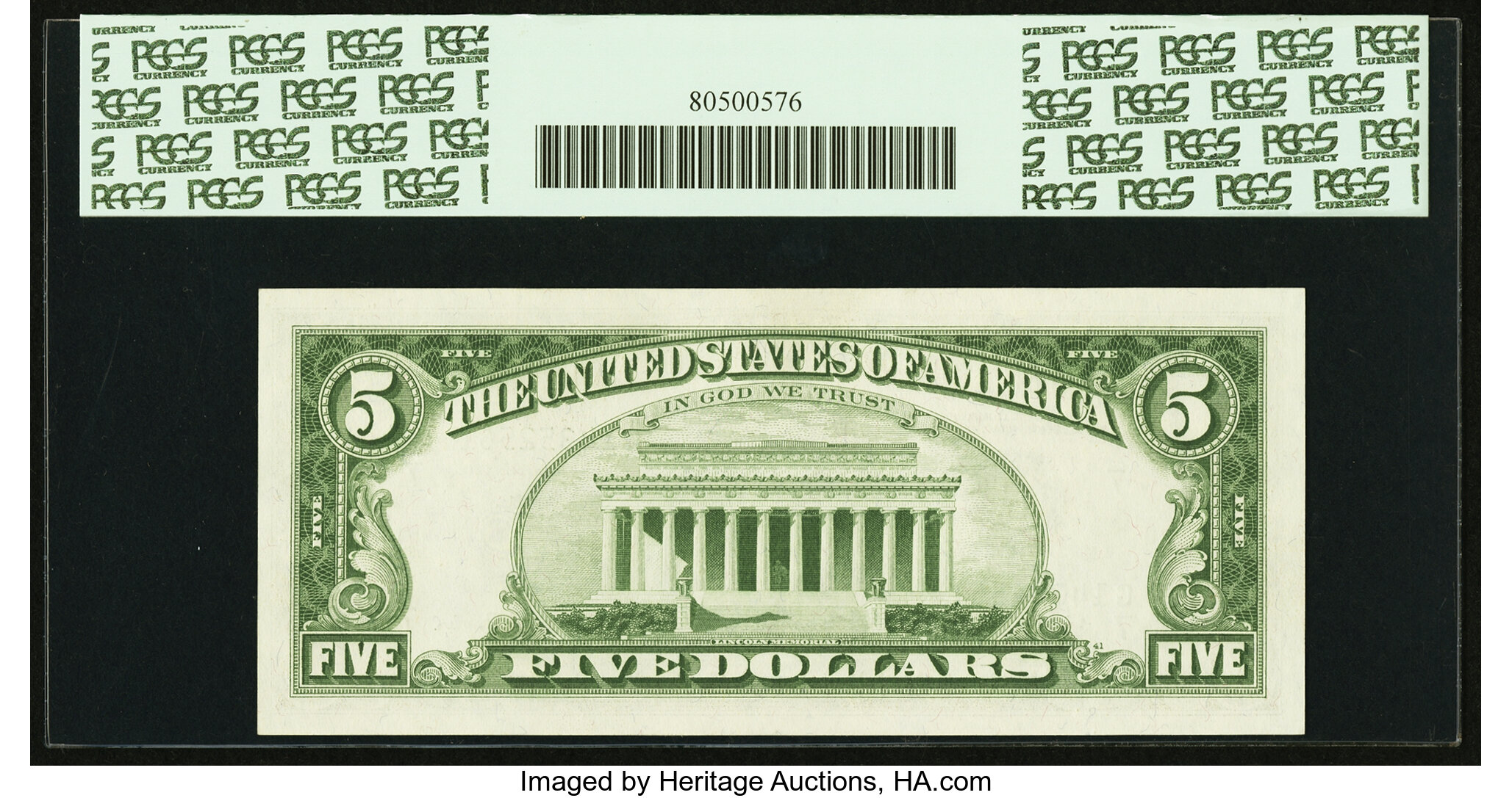 image for: Fr. 1968-G* $5 1963A Federal Reserve Star Note. PCGS Very Choice New 64PPQ....