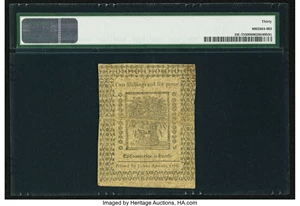 image for: Delaware January 1, 1776 2s 6d PMG Very Fine 30....