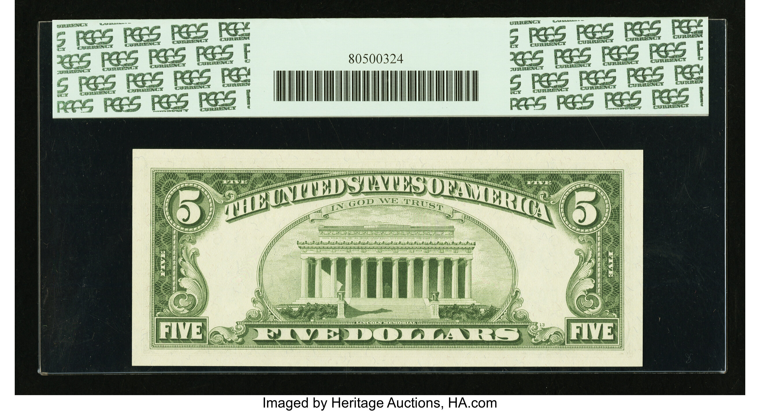 image for: Fr. 1968-F* $5 1963A Federal Reserve Note. PCGS Superb Gem New 67PPQ....