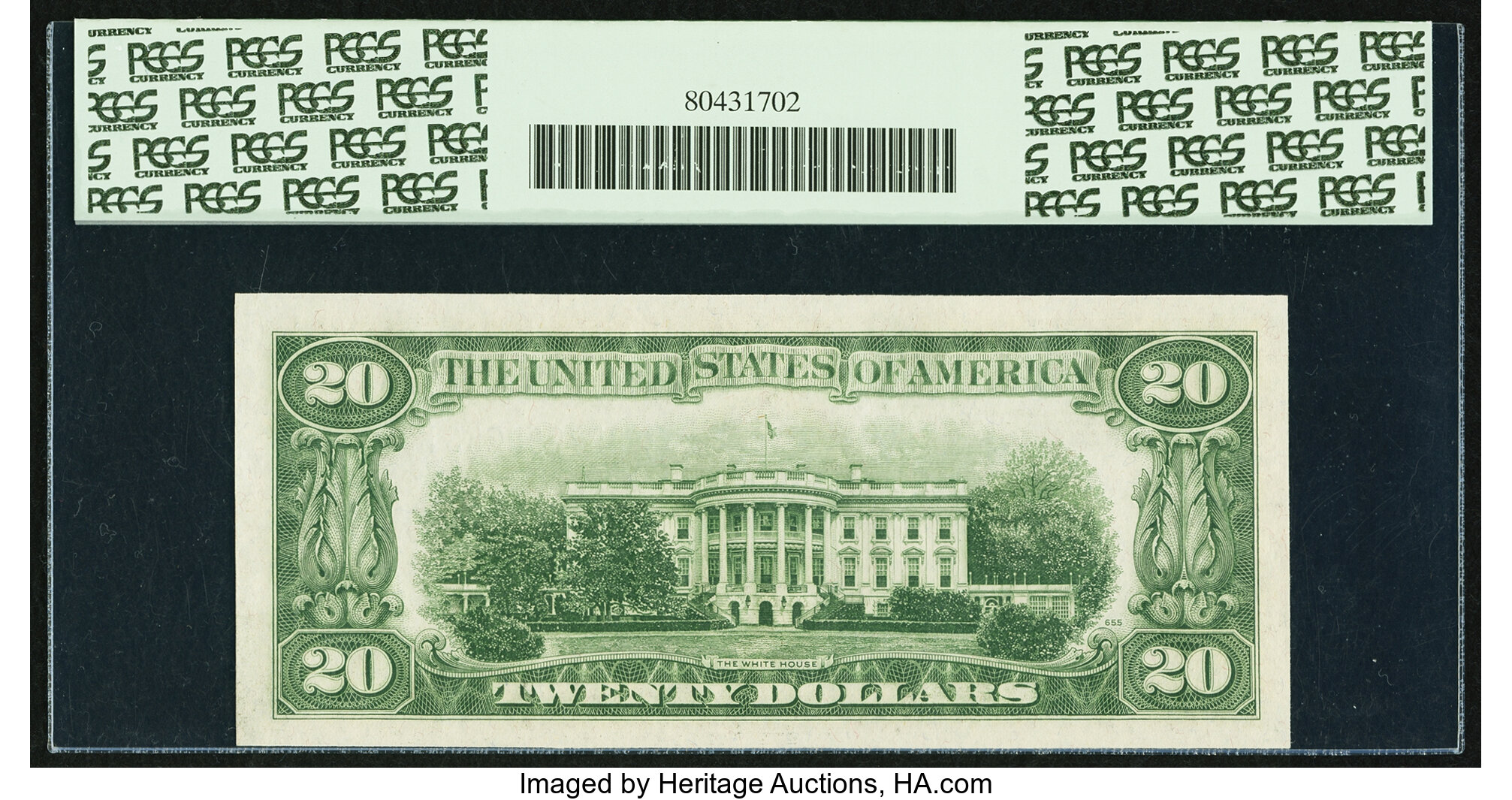 image for: Fr. 2058-B $20 1934D Federal Reserve Note. PCGS Gem New 65PPQ....