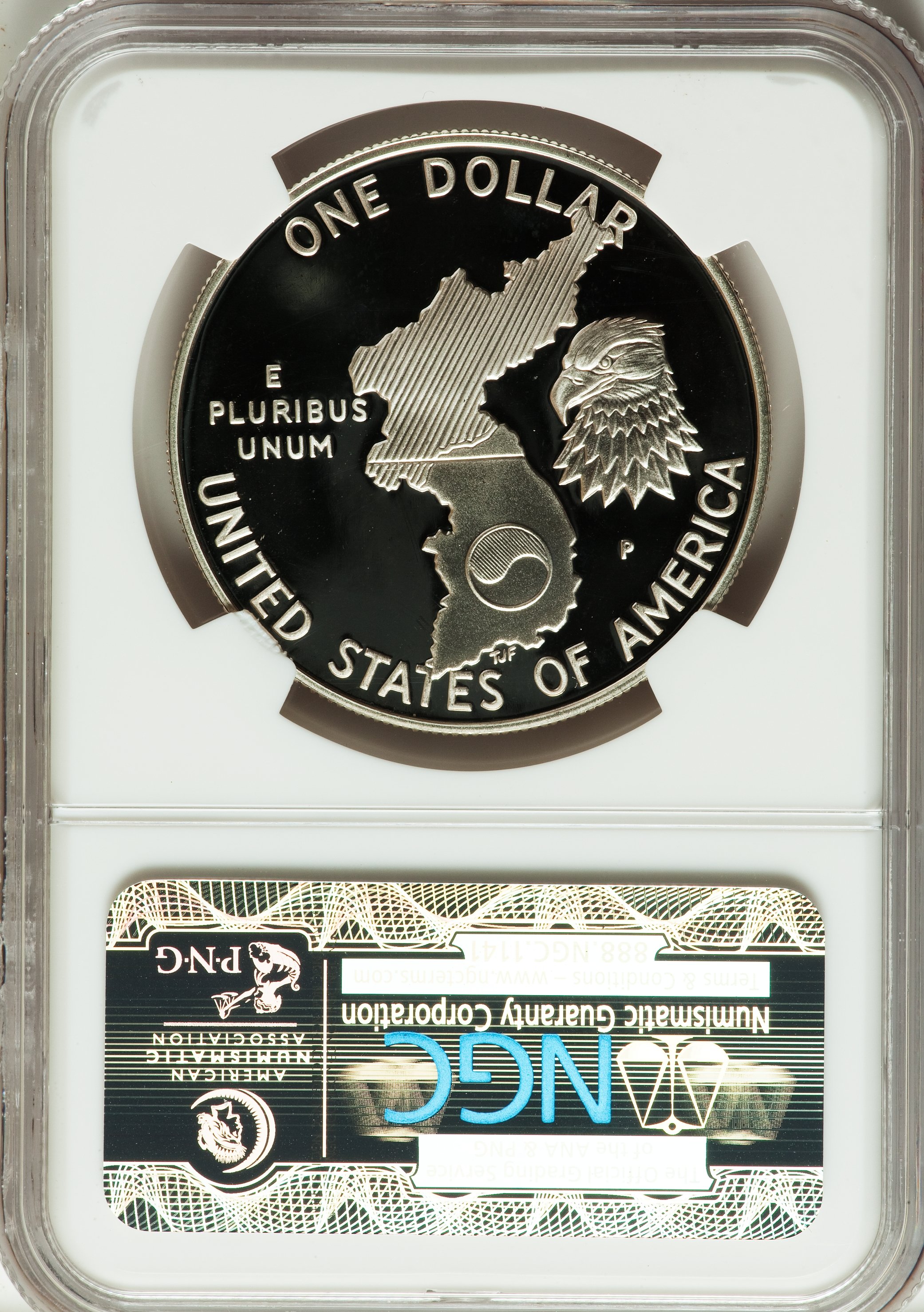 1991-P S$1 Korean War Memorial PR DCAM PR69 DCAM thumbnail 16