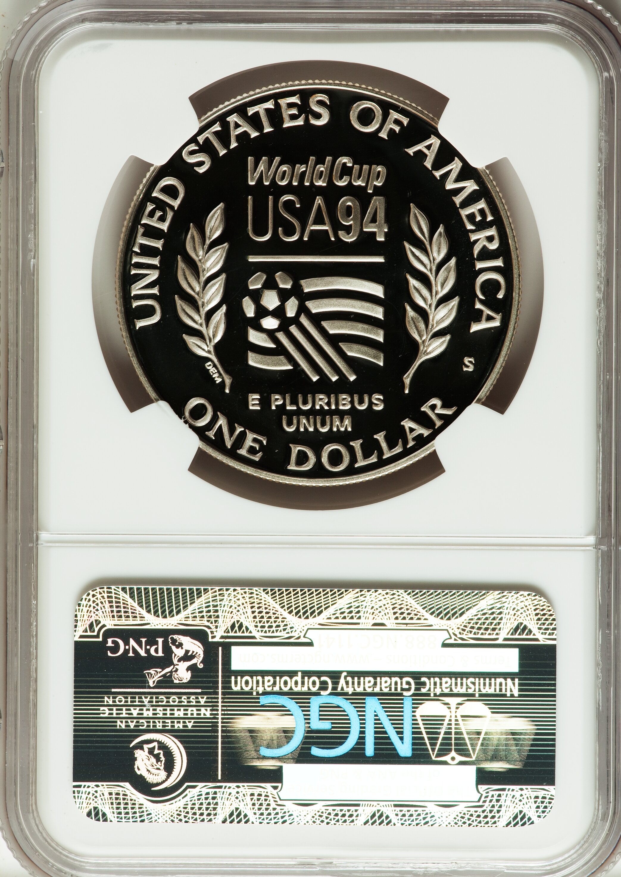 1994-S S$1 World Cup Tournament PR DCAM PR69 DCAM thumbnail 18