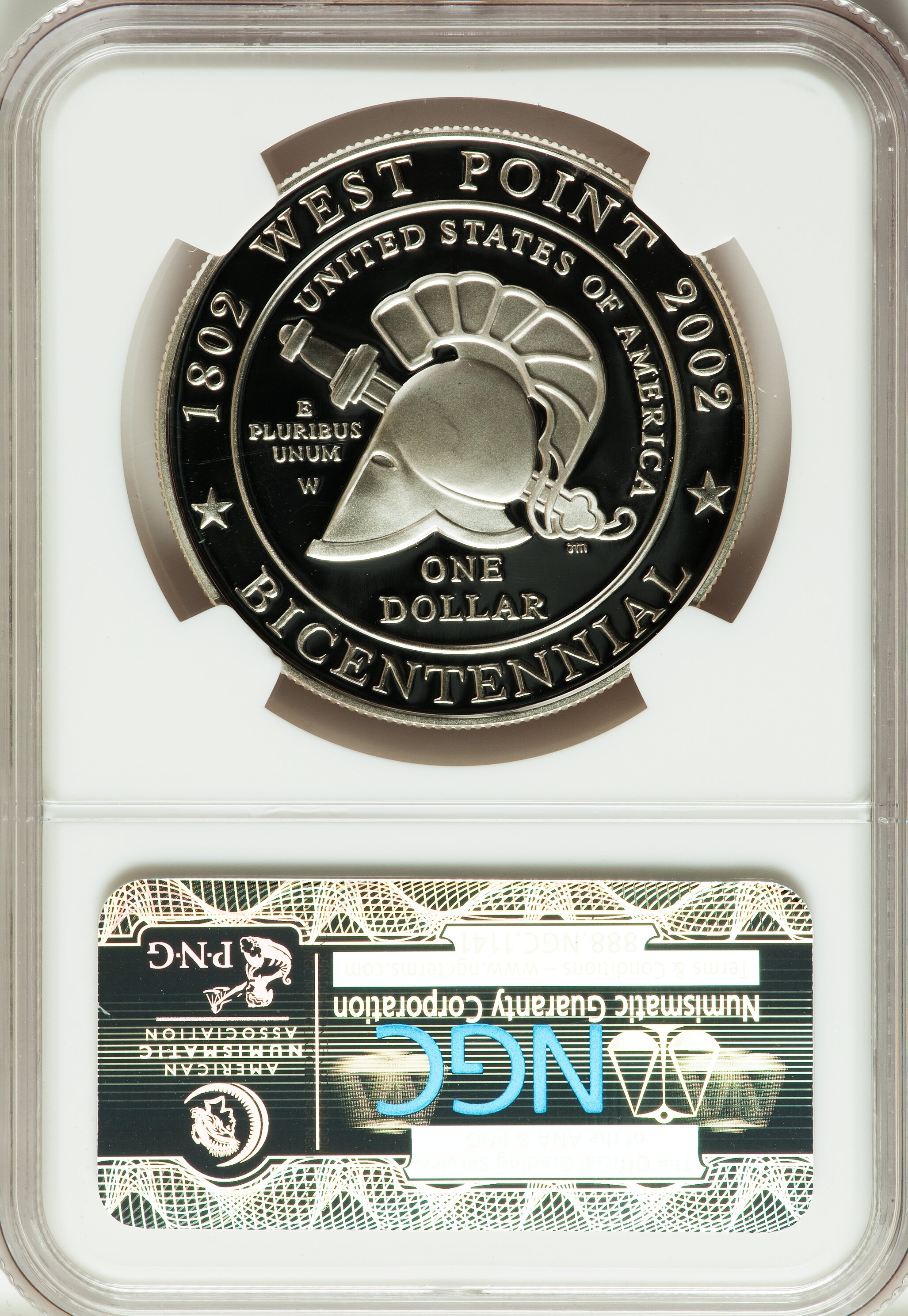 2002-W S$1 West Point (U.S. Military Academy) Bicentennial PR DCAM PR66 DCAM thumbnail 23